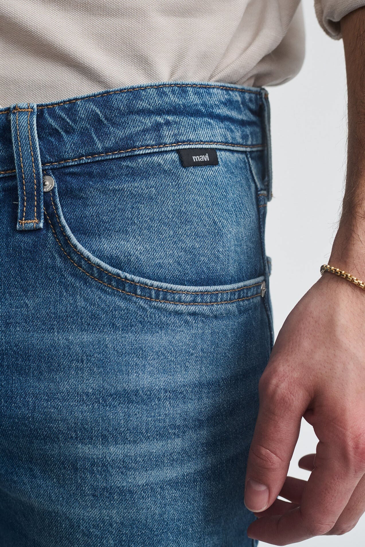 Mavi Jake Slim in indigo classic blue