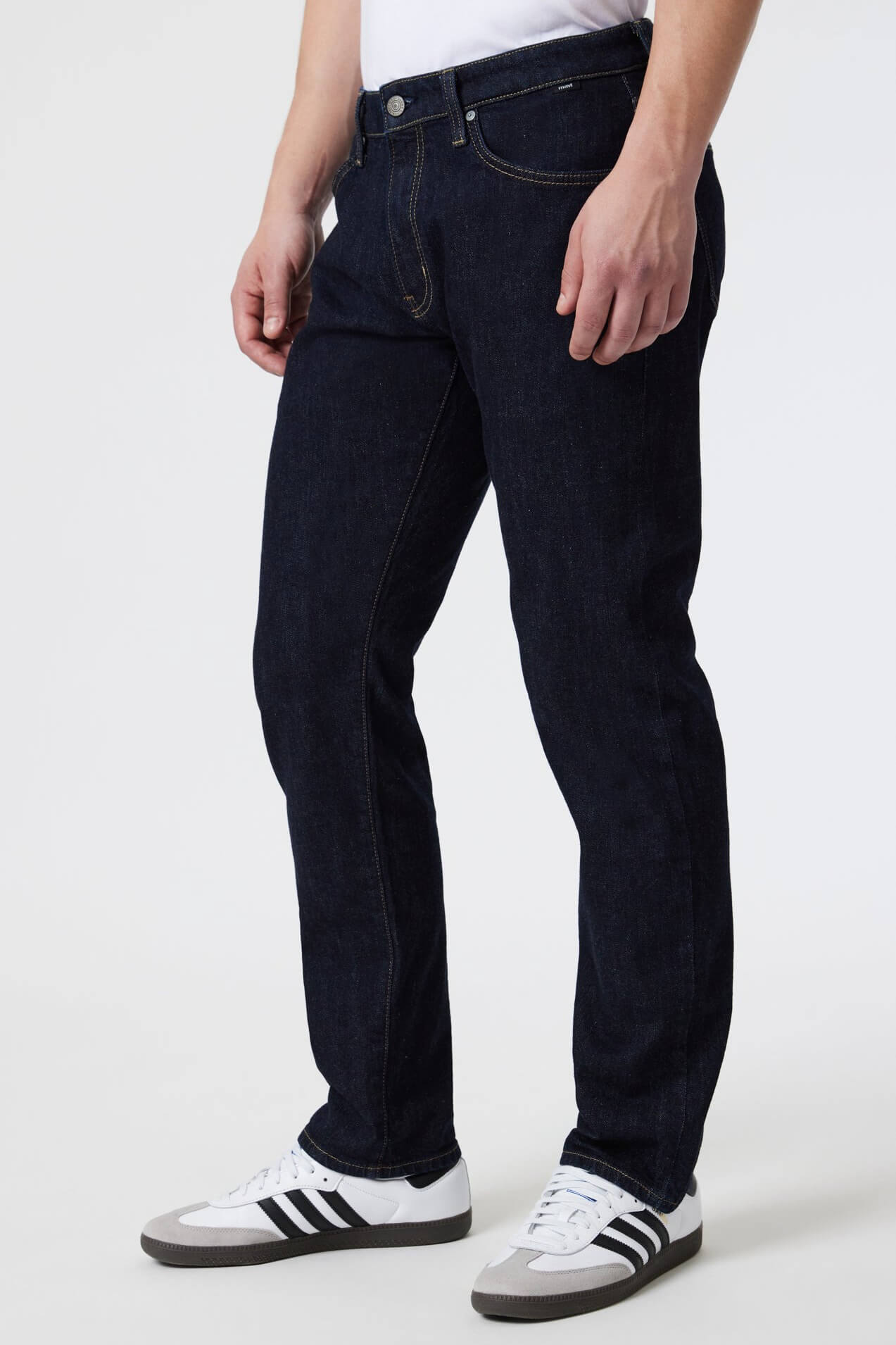 Mavi Marcus Slim Straight Leg in deep selvedge