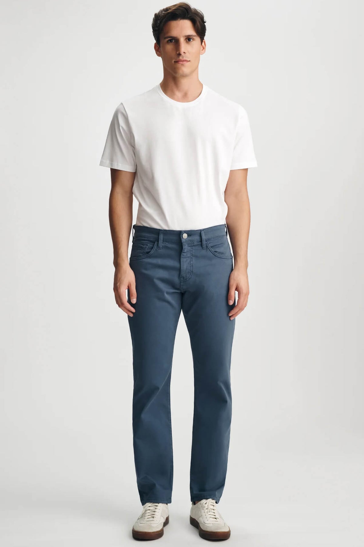 Mavi Matt Relaxed Straight Leg Pants men's twill trousers with relaxed fit through the hip and thigh and classic straight-leg silhouette.