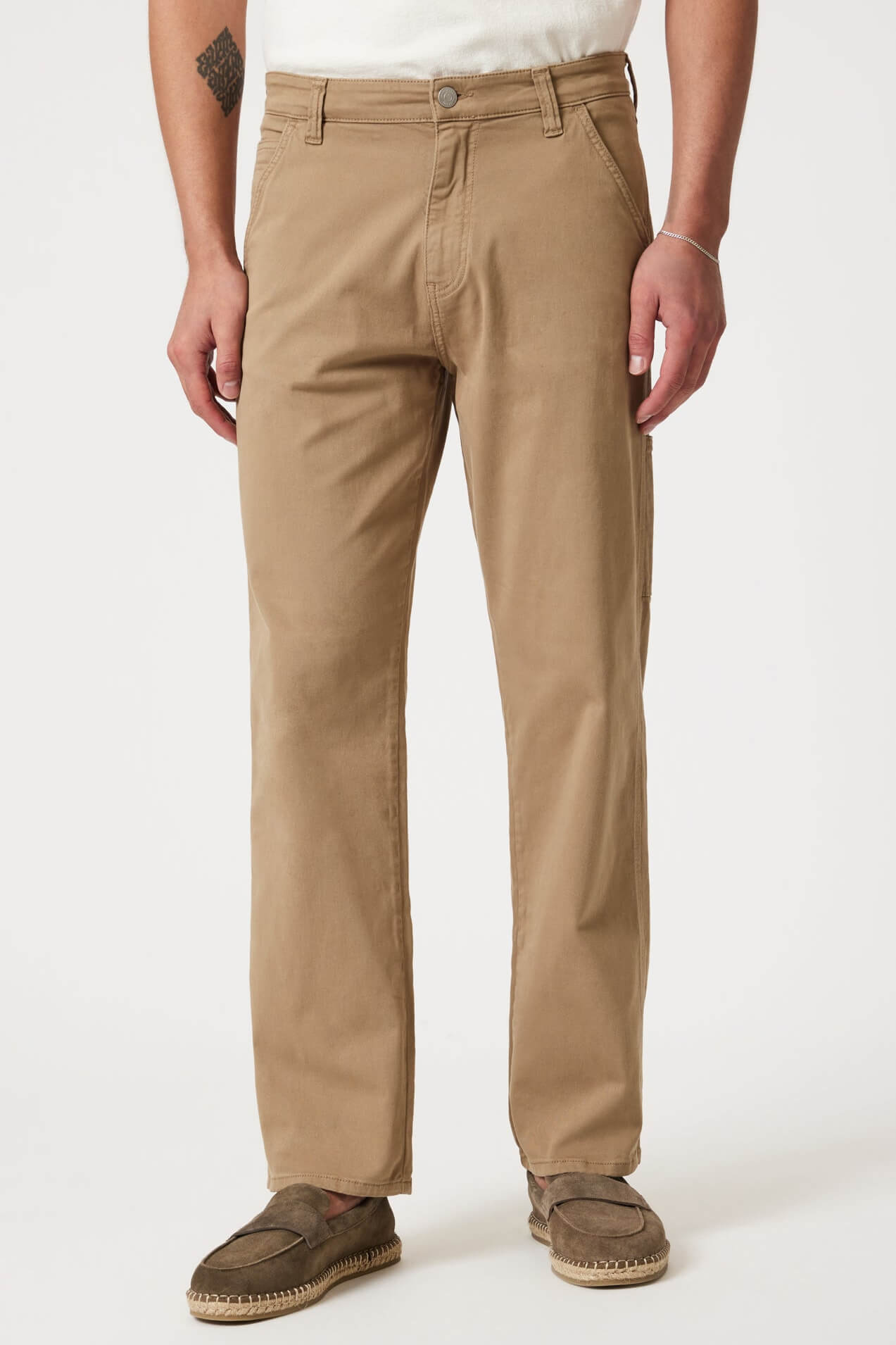 Mavi Jeans oxford straight leg khaki twill pants