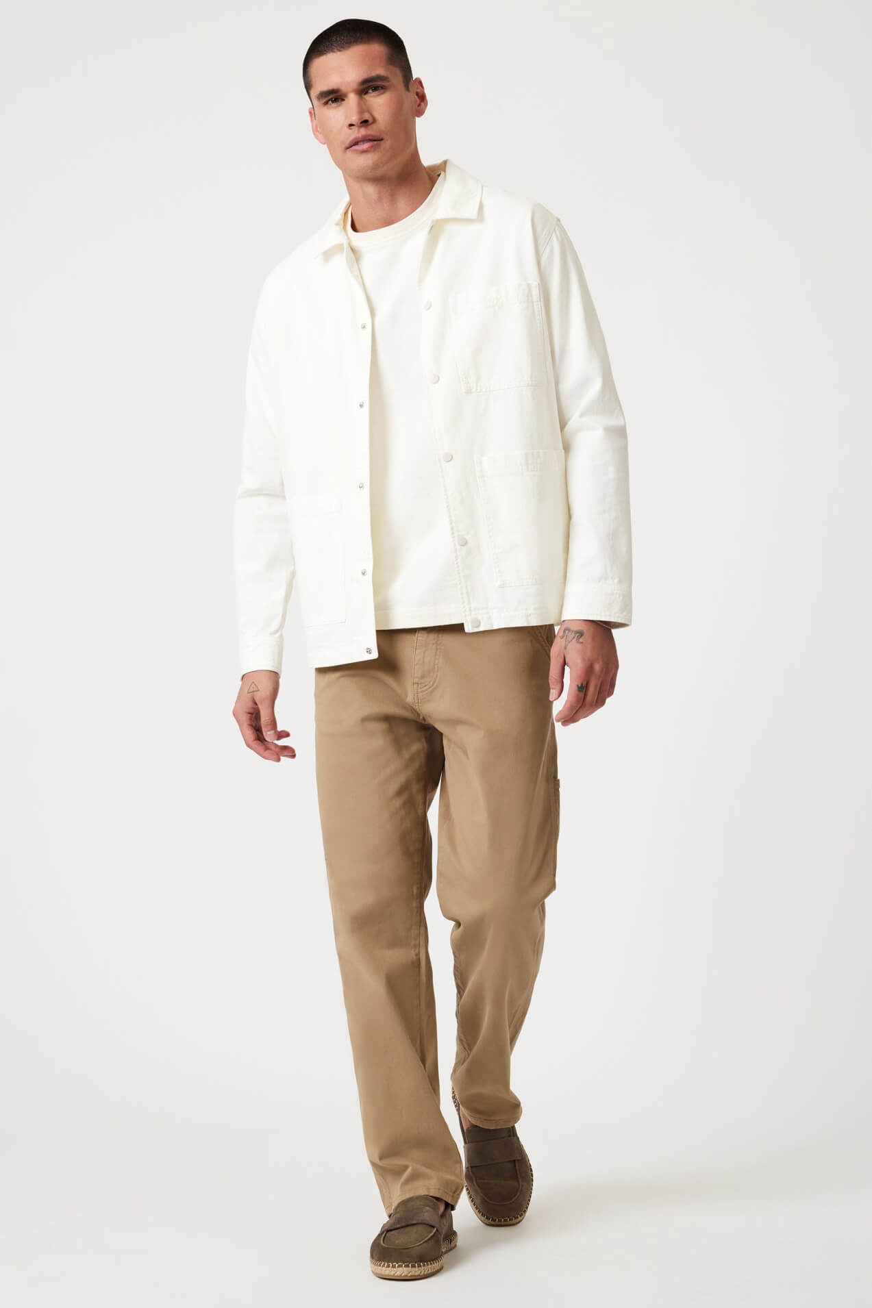 Mavi Jeans oxford straight leg khaki twill pants