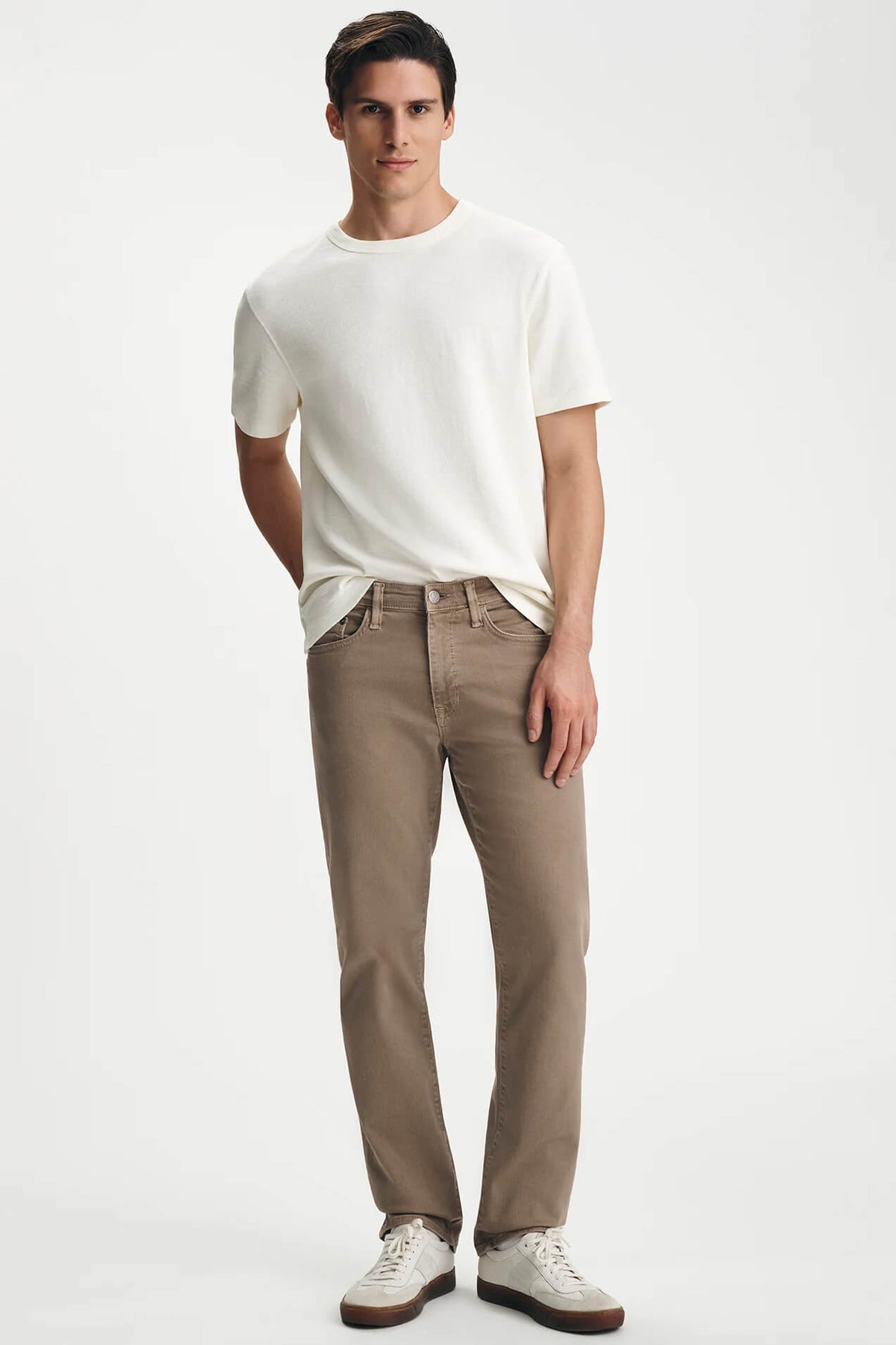 Mavi Zach Straight Leg Jeans men's regular-rise denim with classic fit through the hip and thigh and straight-leg silhouette.