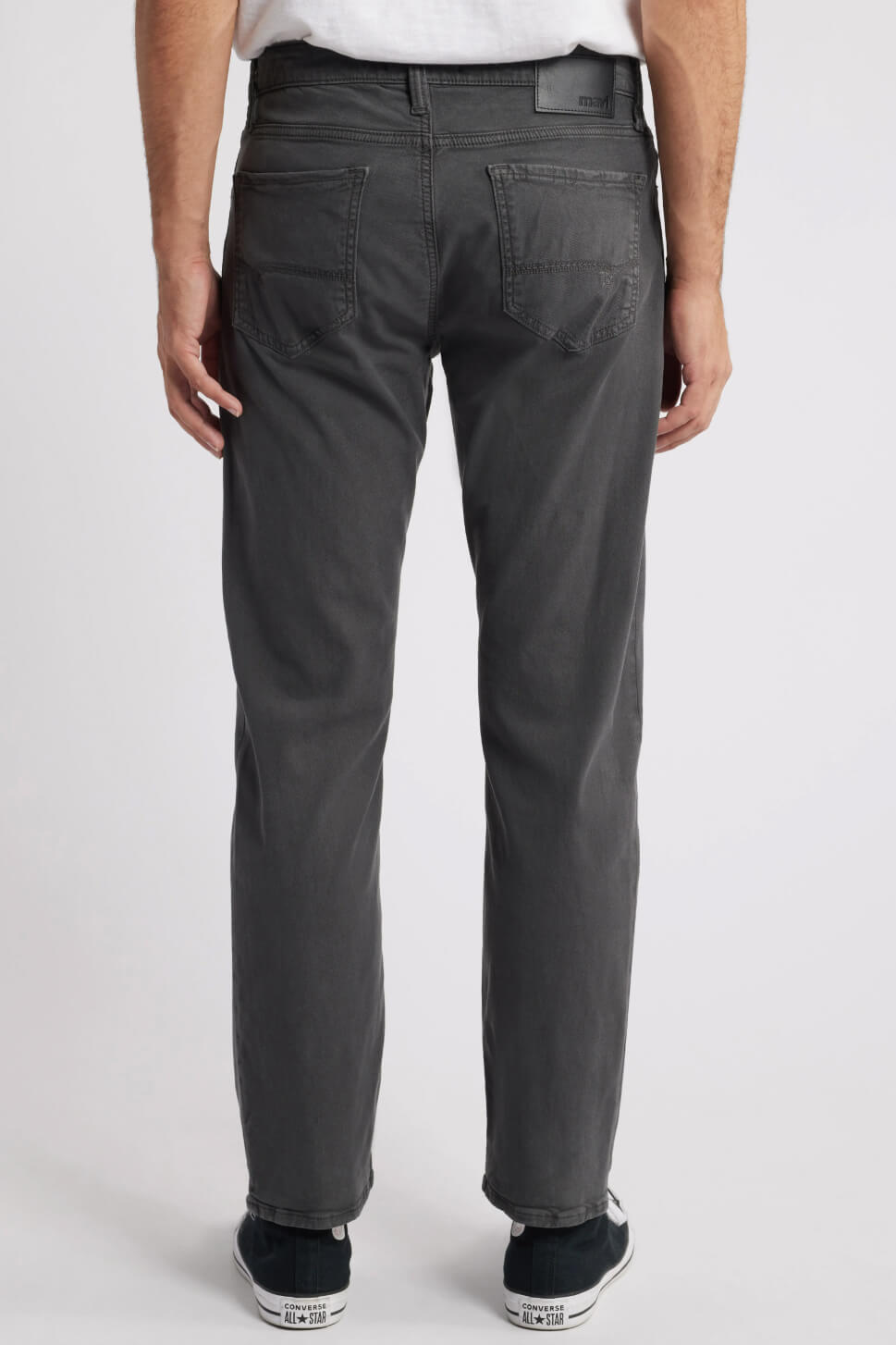 Mavi Jeans Zach Straight Leg Twill Pants in ash