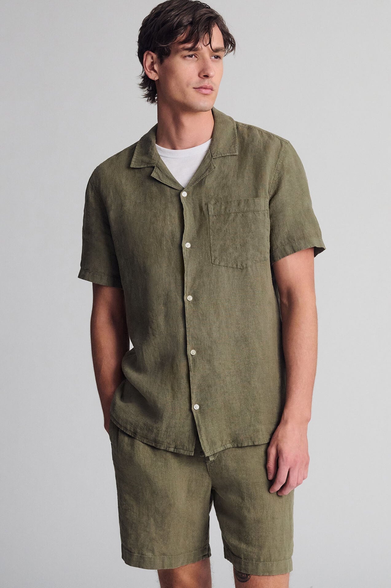 Linen Pocket Shorts