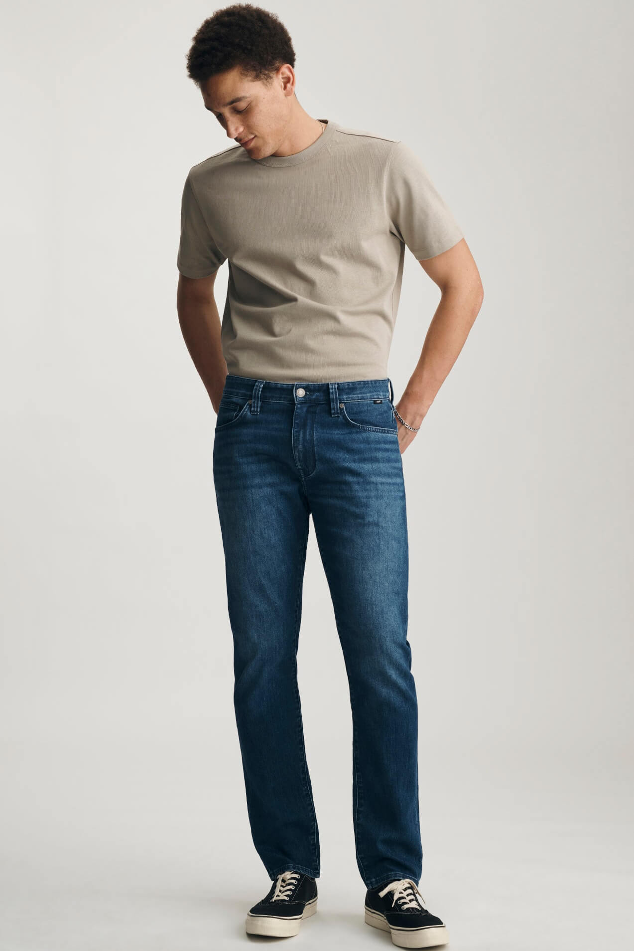 Mavi Marcus Slim Straight in dark aire light