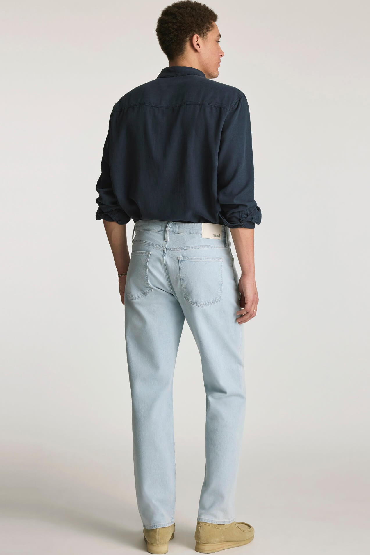 Mavi Marlon Jean in bleached ocean blue