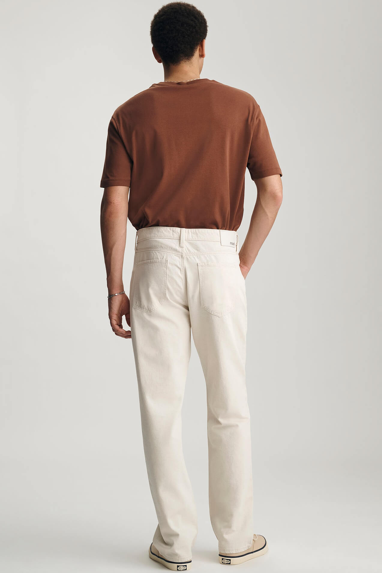 Mavi Marlon Pant Ecru Linen Denim