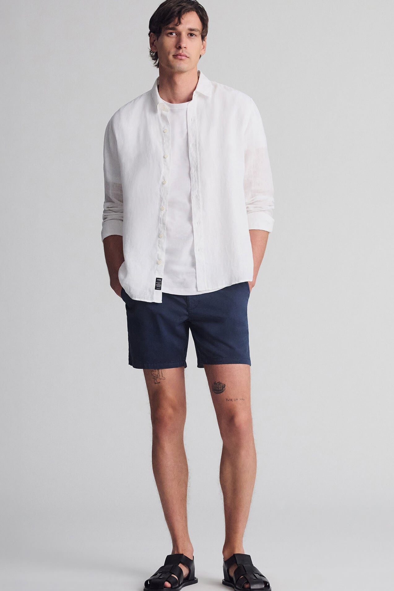 Mavi Nate Shorts in night city smart