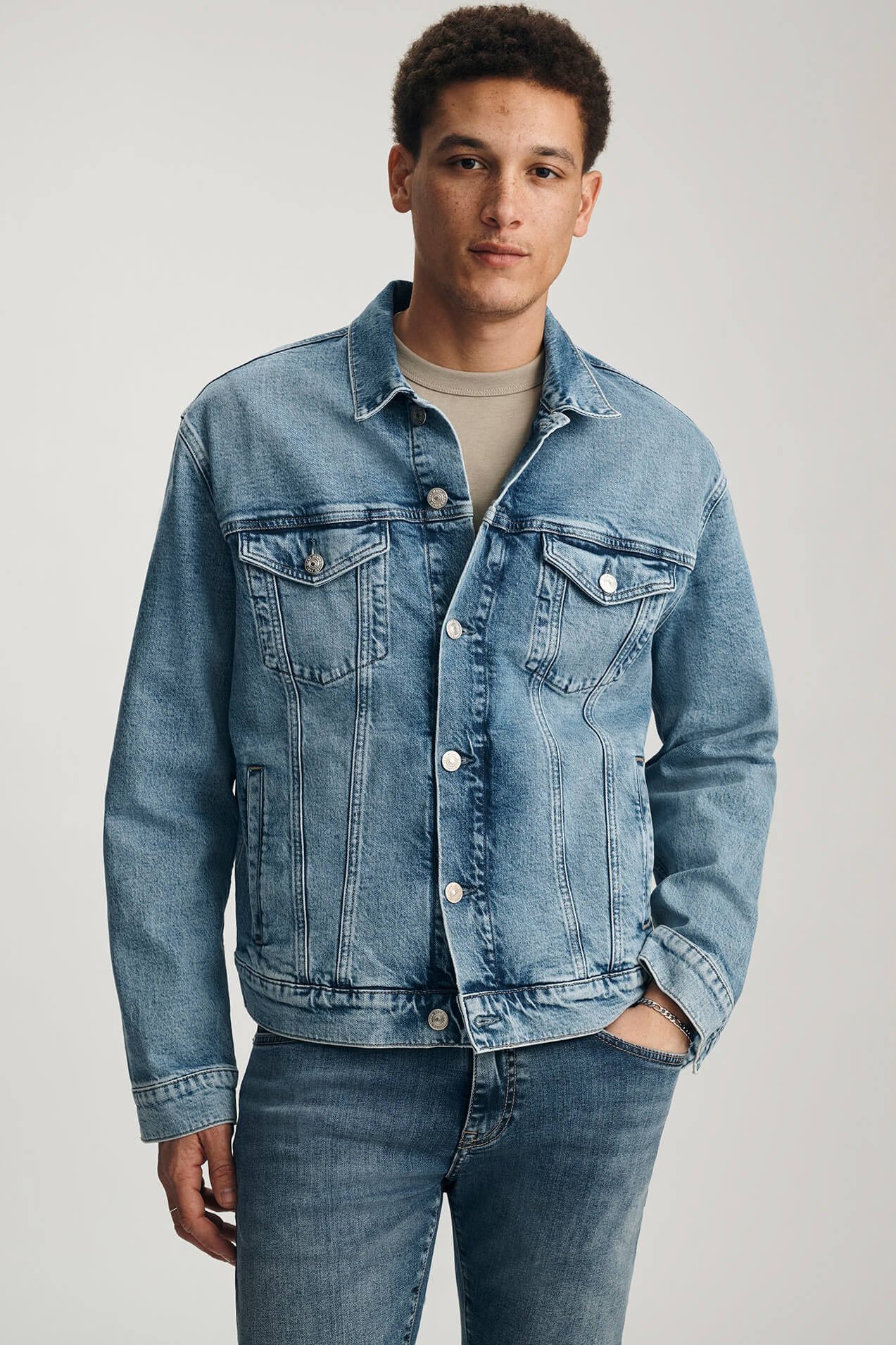 Mavi Pedro Denim Jacket in light classic blue