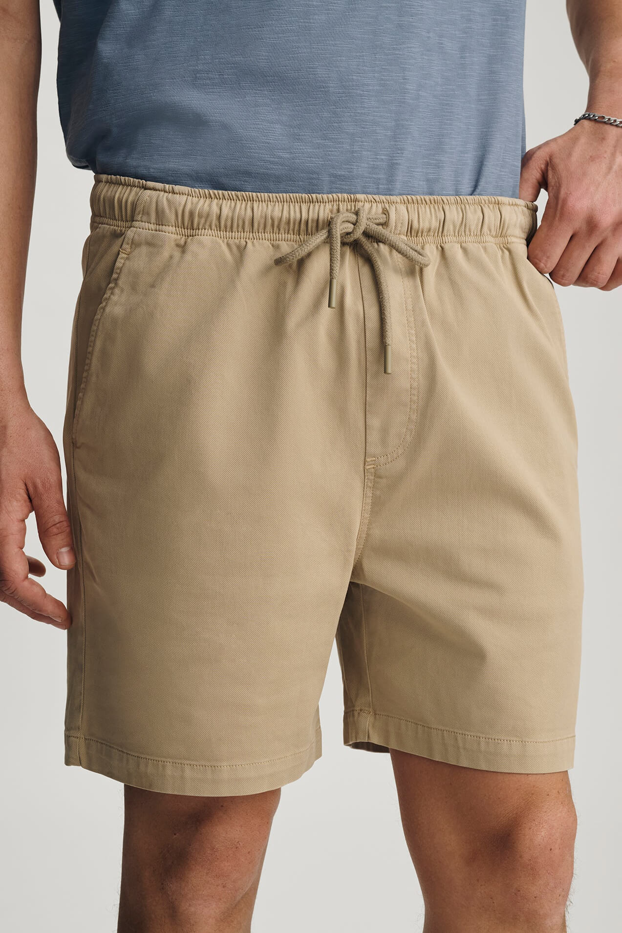 Mavi Woven Short in olive gray