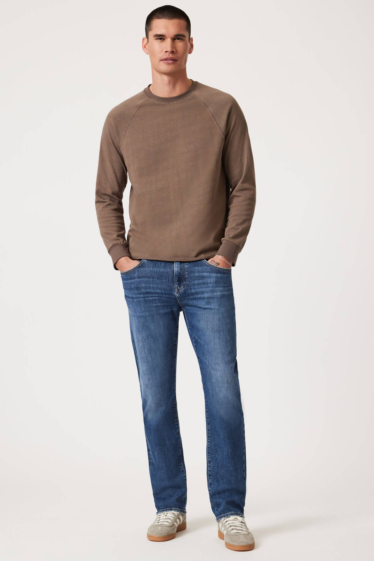 Mavi Zach dark brushed classic blue