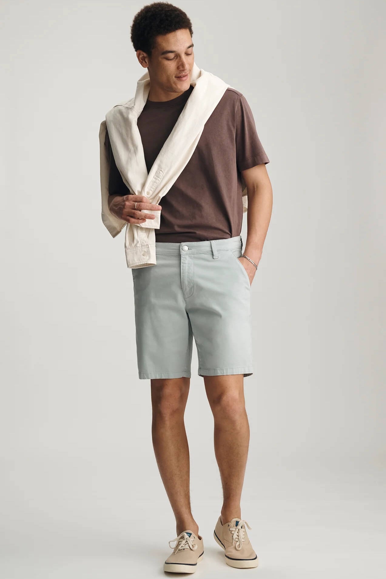 Mavi Noah 9" Short in sky blue twill