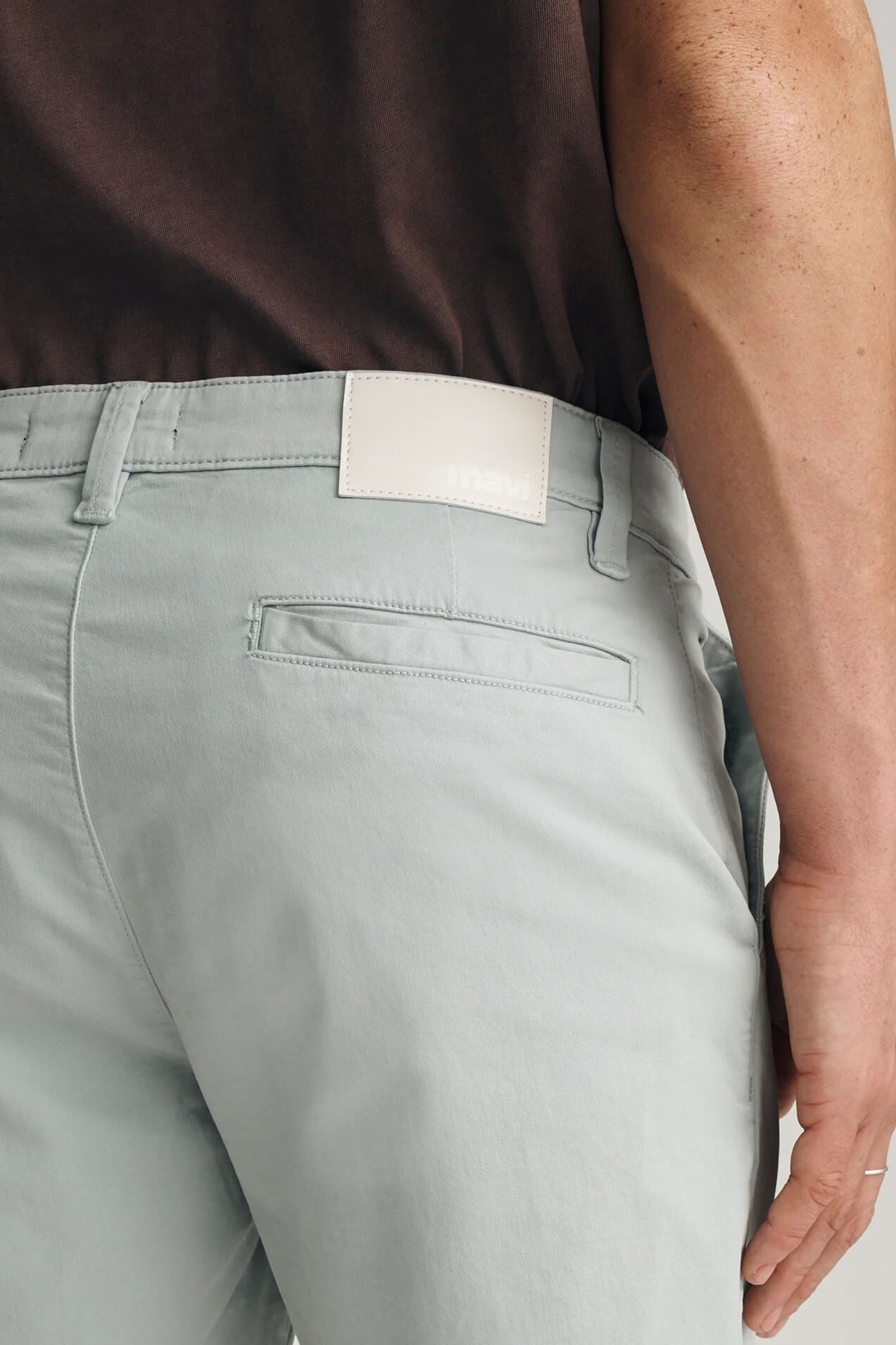 Mavi Noah 9" Short in sky blue twill