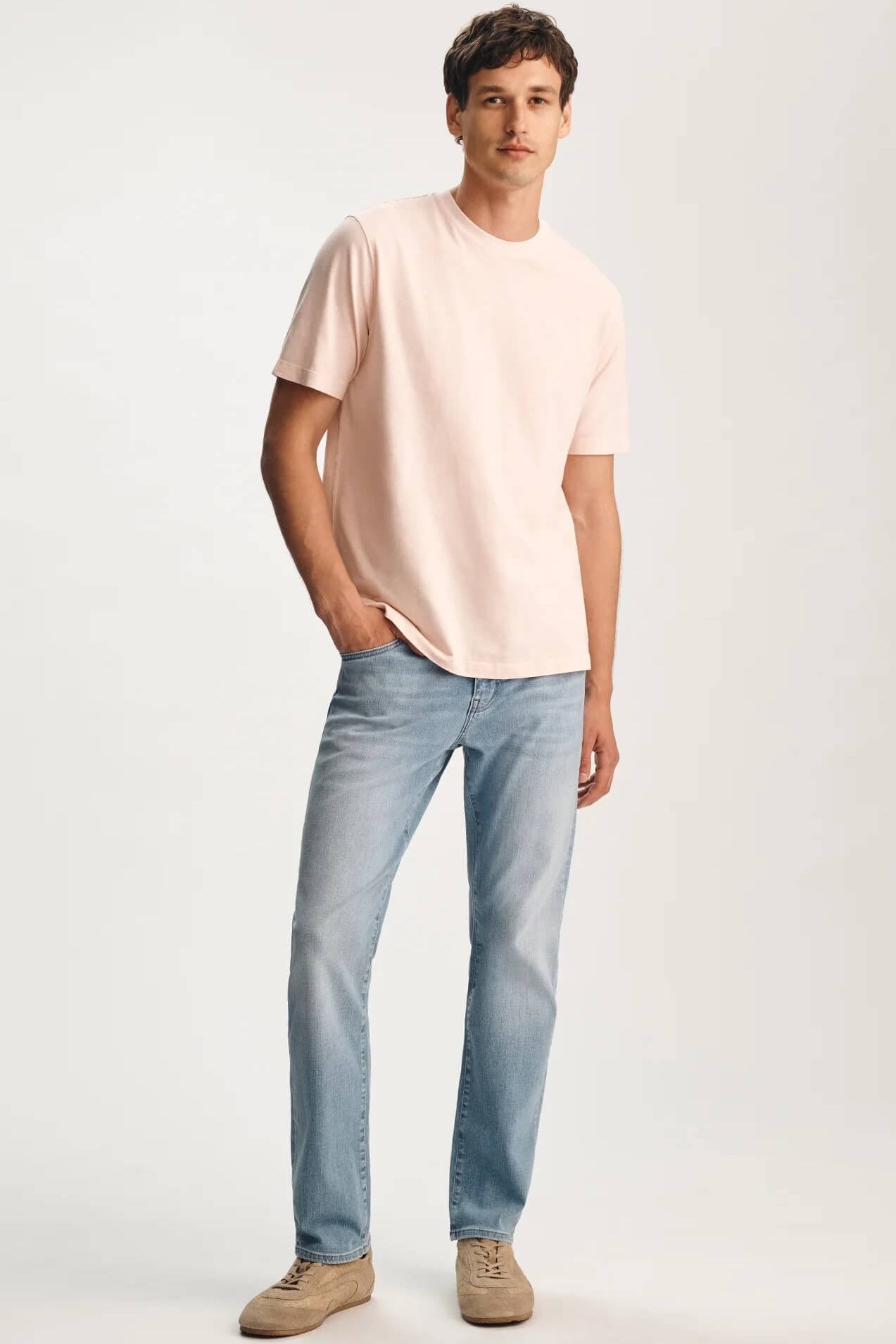 Mavi Short Sleeve Tee in silver peony
