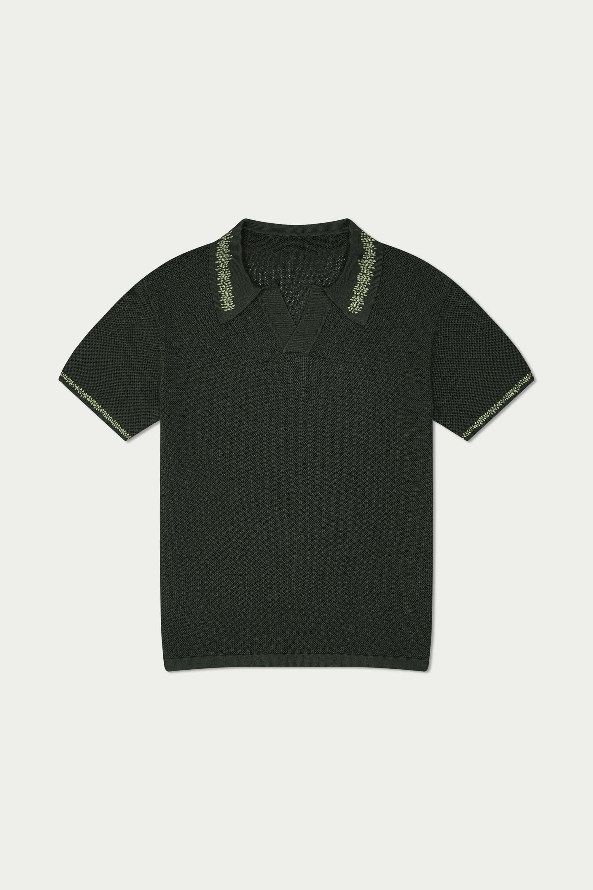 Mavrans Green Knit Polo