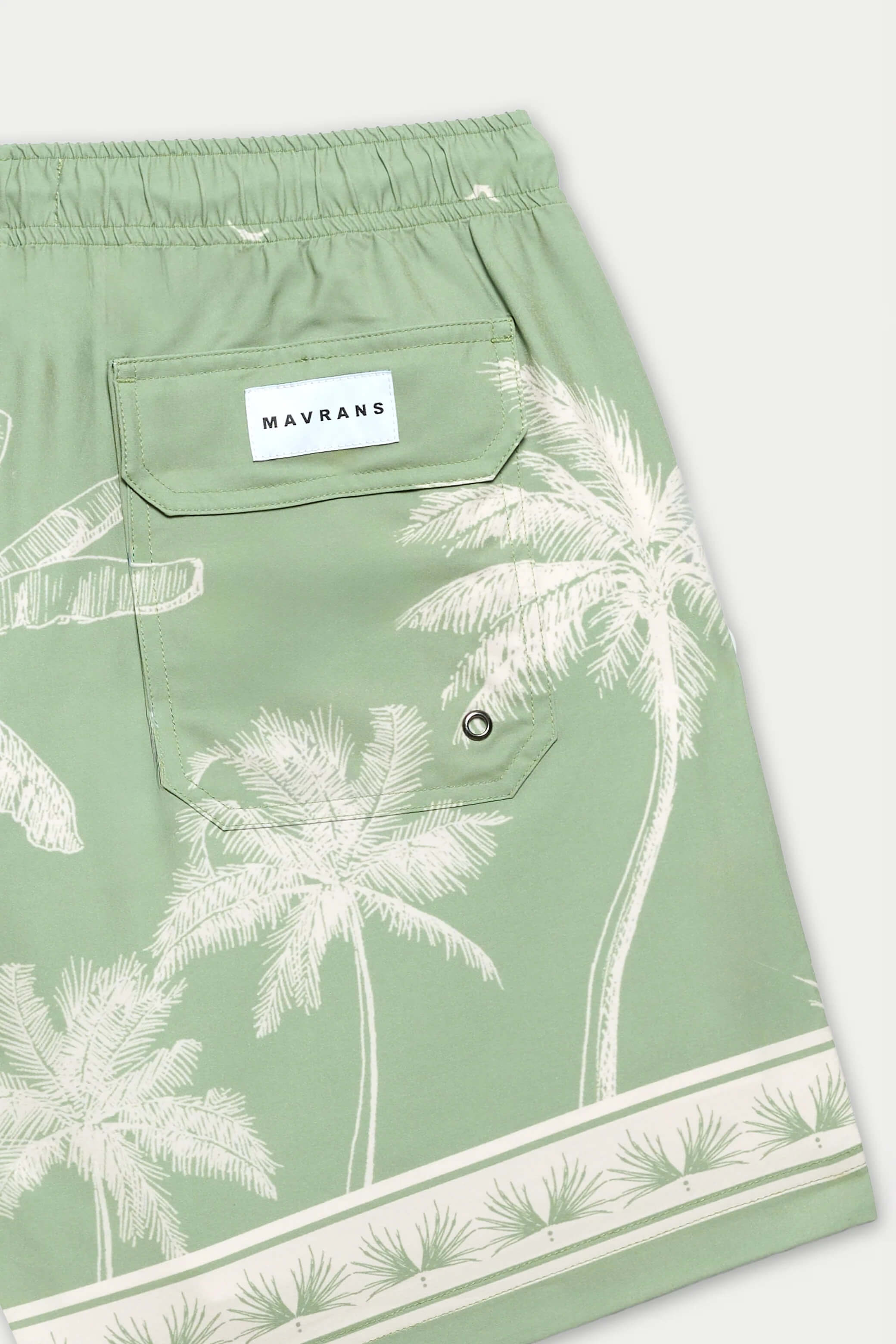 Mavrans Tropical Palm Swim Short close up