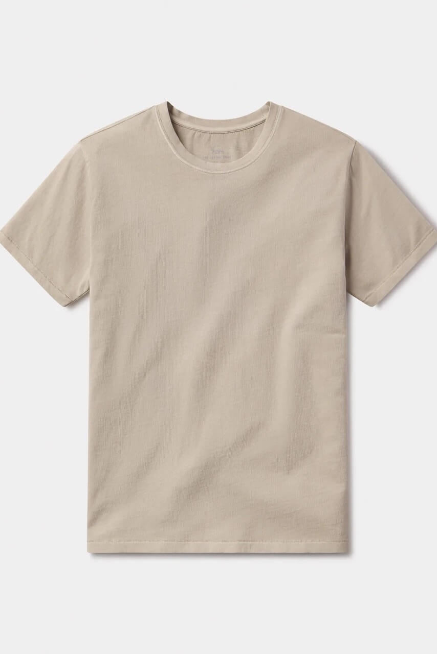 Normal Jersey Tee in Pumice