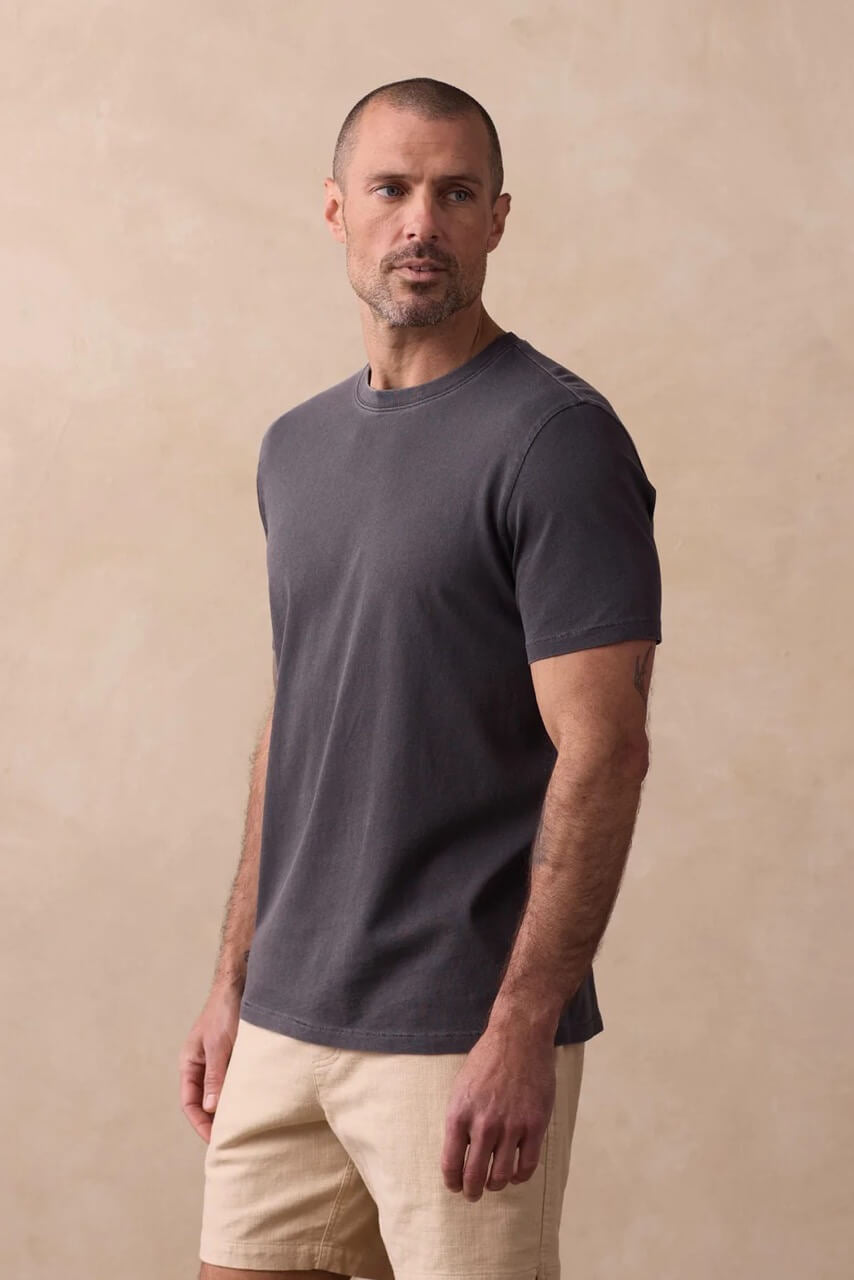 Normal Jersey Tee in Shadow by The Normal Brand