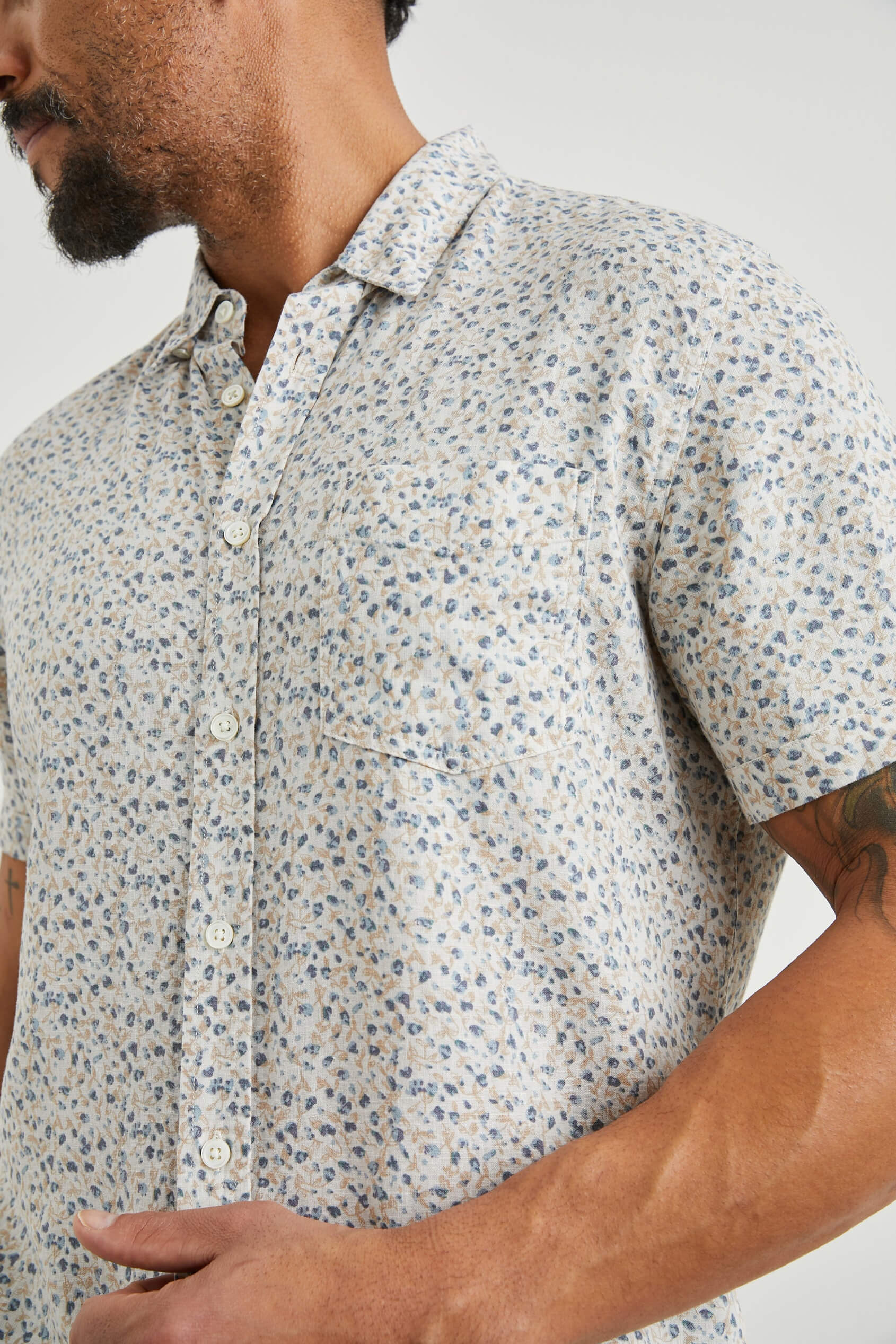 Rails Carson Shirt in spring blossom parchment