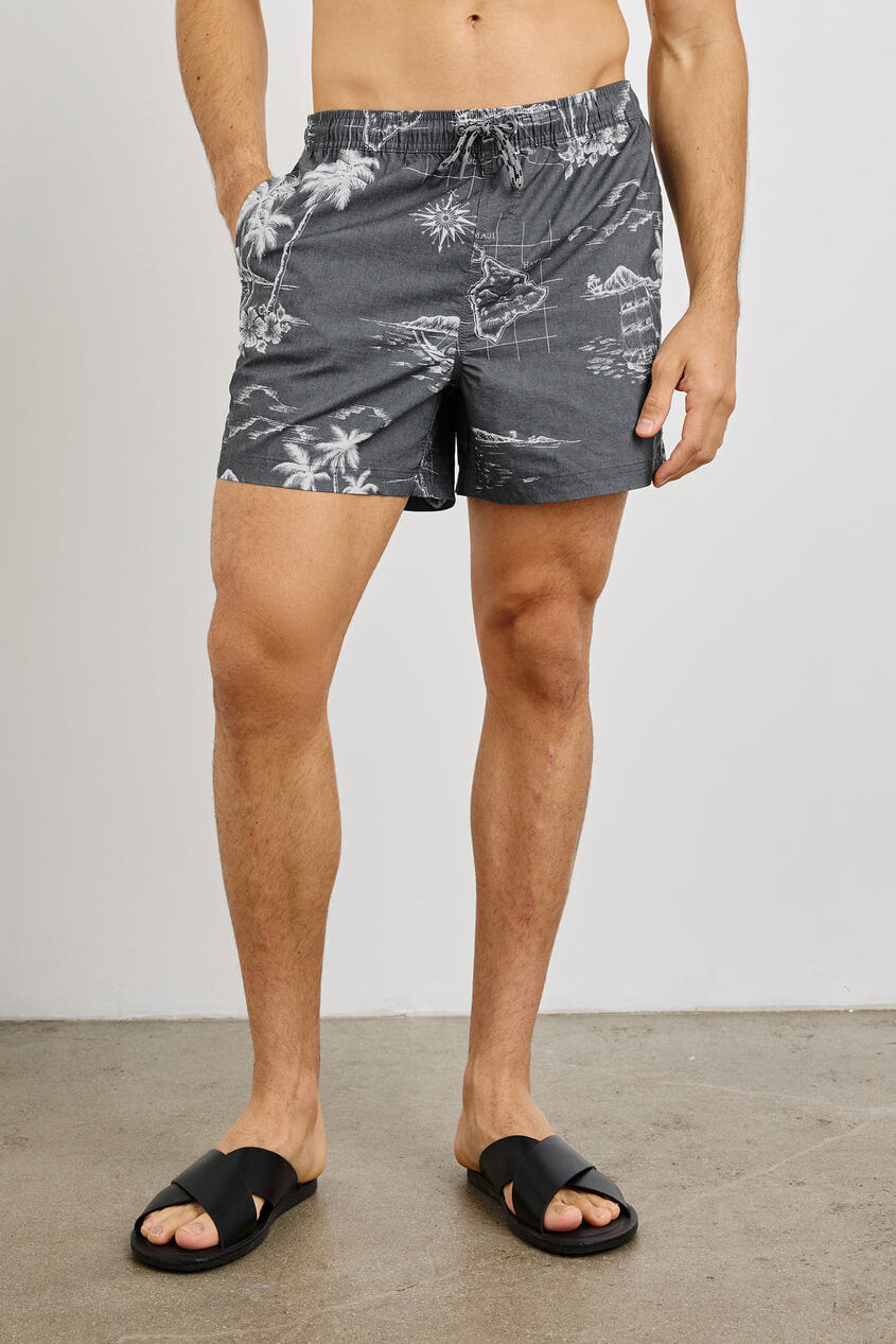 Rails La Brea Swim Short in paradise