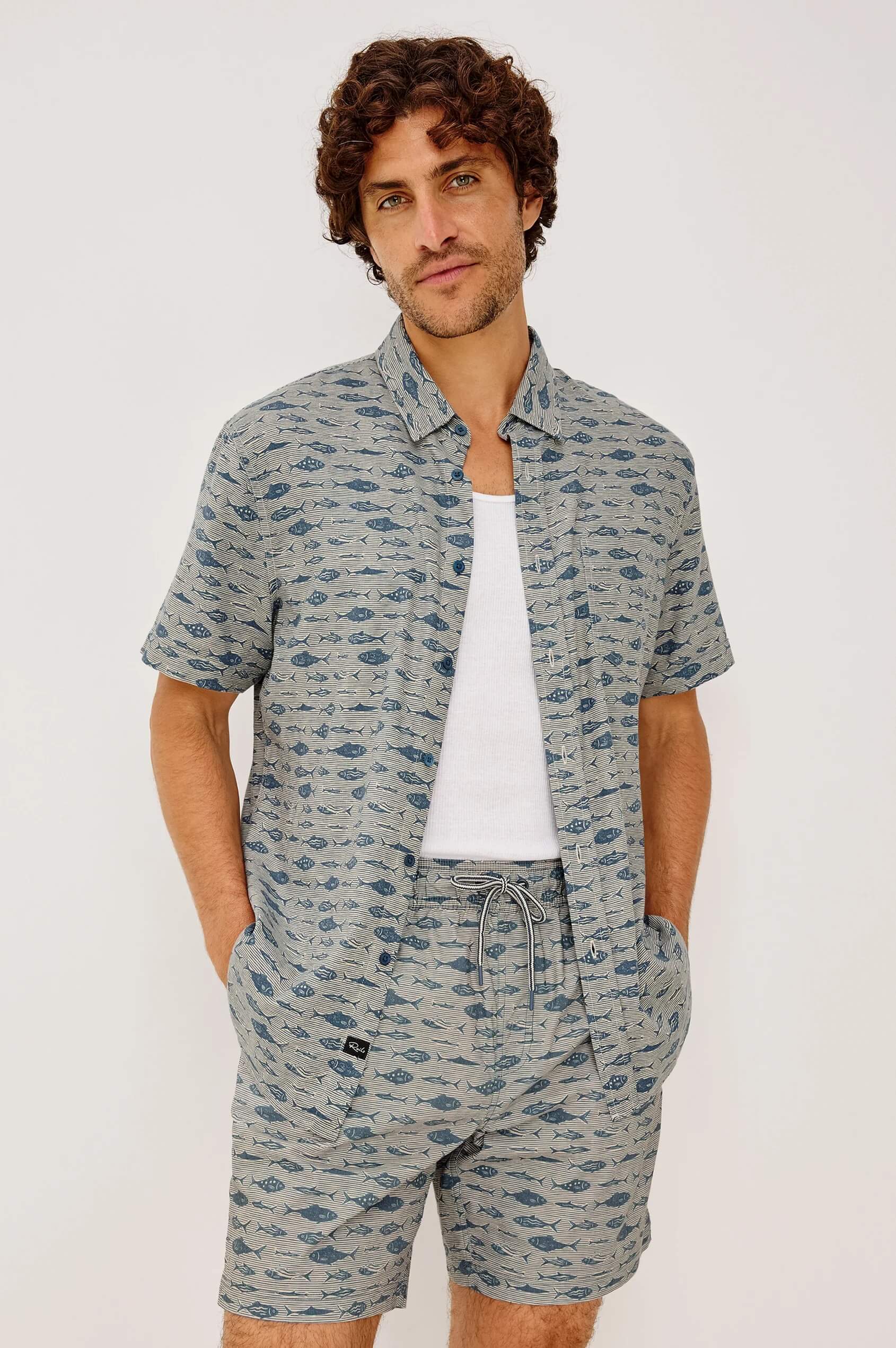 Rails Carson shirt Vintage Aquarium Etch