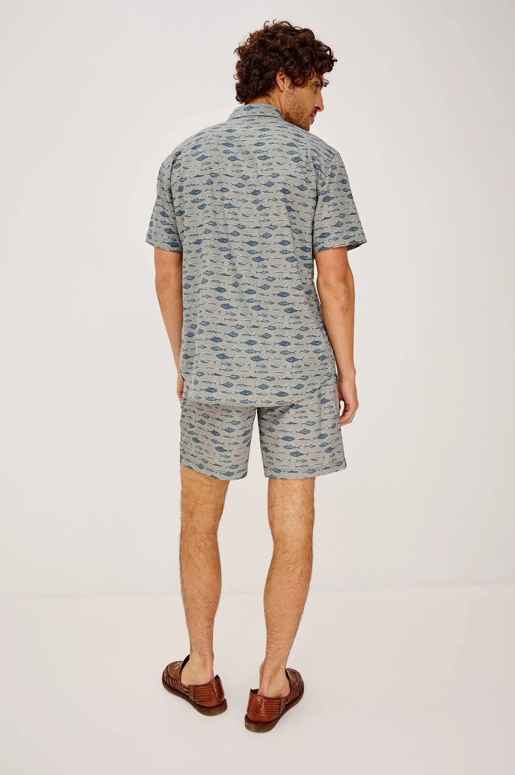 Rails Carson shirt Vintage Aquarium Etch back fit