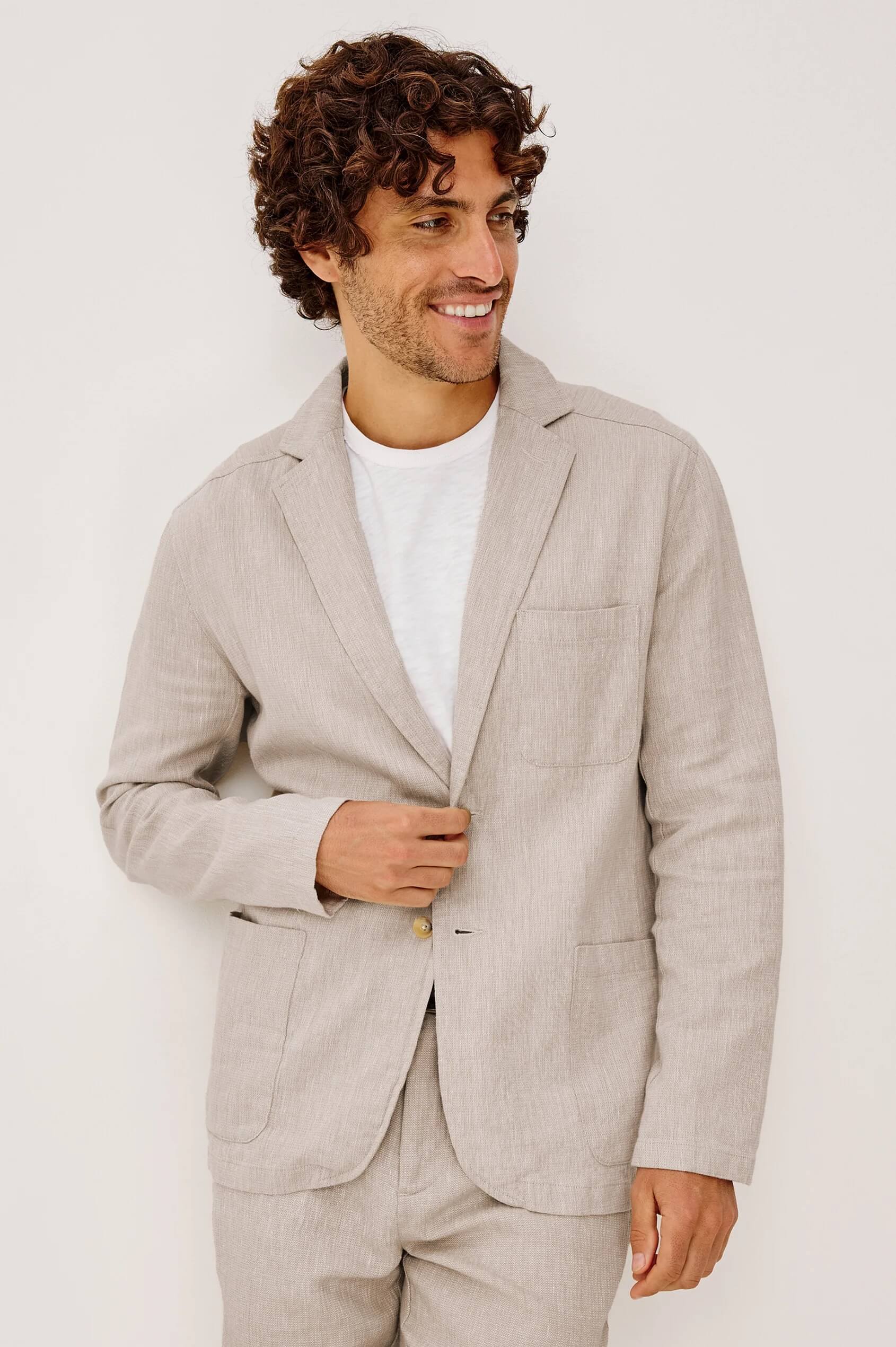 Rails Harris blazer in Sand Dune