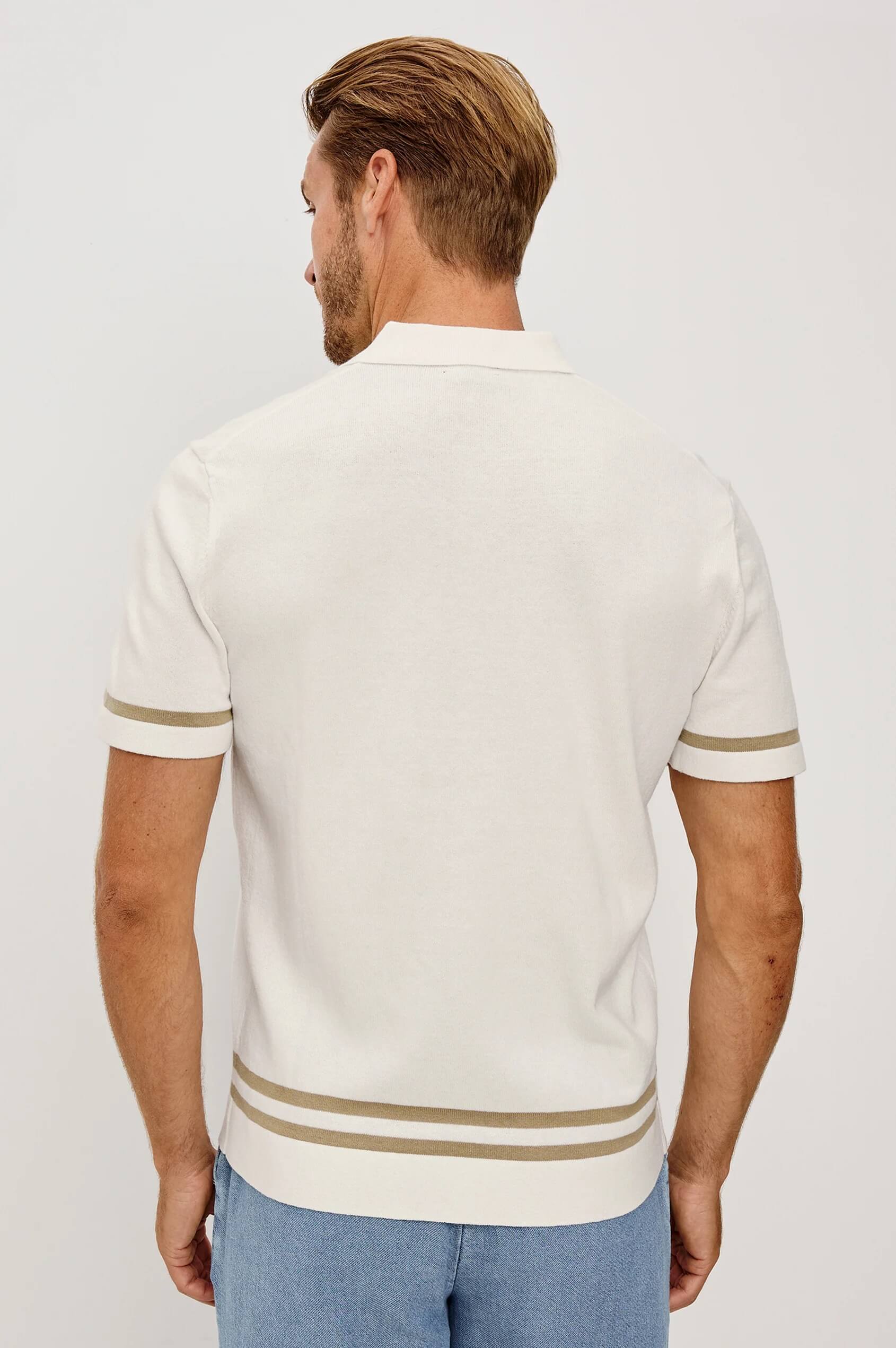 Rails Leo shirt in White Cashew back fit