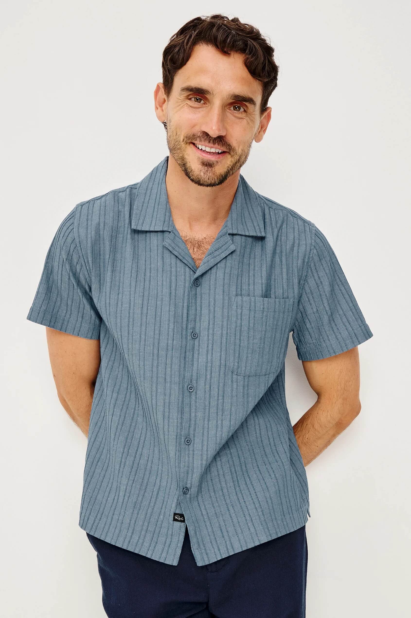 Rails Ohana shirt in Marine