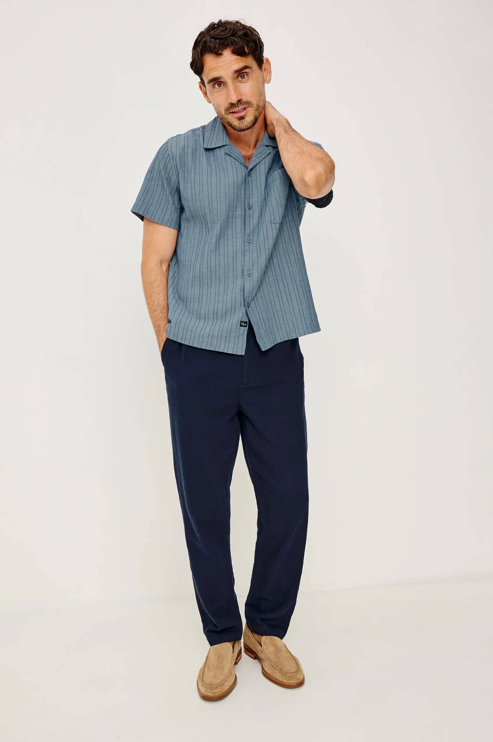 Rails Ohana shirt in Marine style