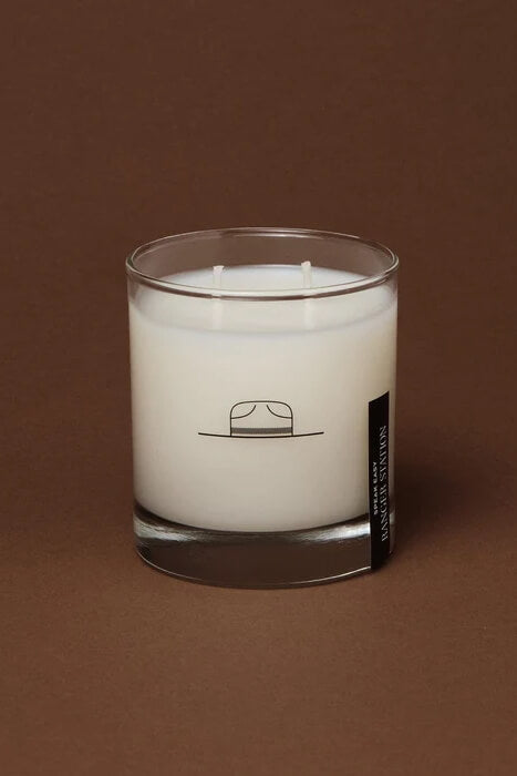 Ranger Station Speak Easy Candle 8 oz. soy wax blend candle with cedar, vanilla bitters, demerara, sandalwood and musk fragrance notes.