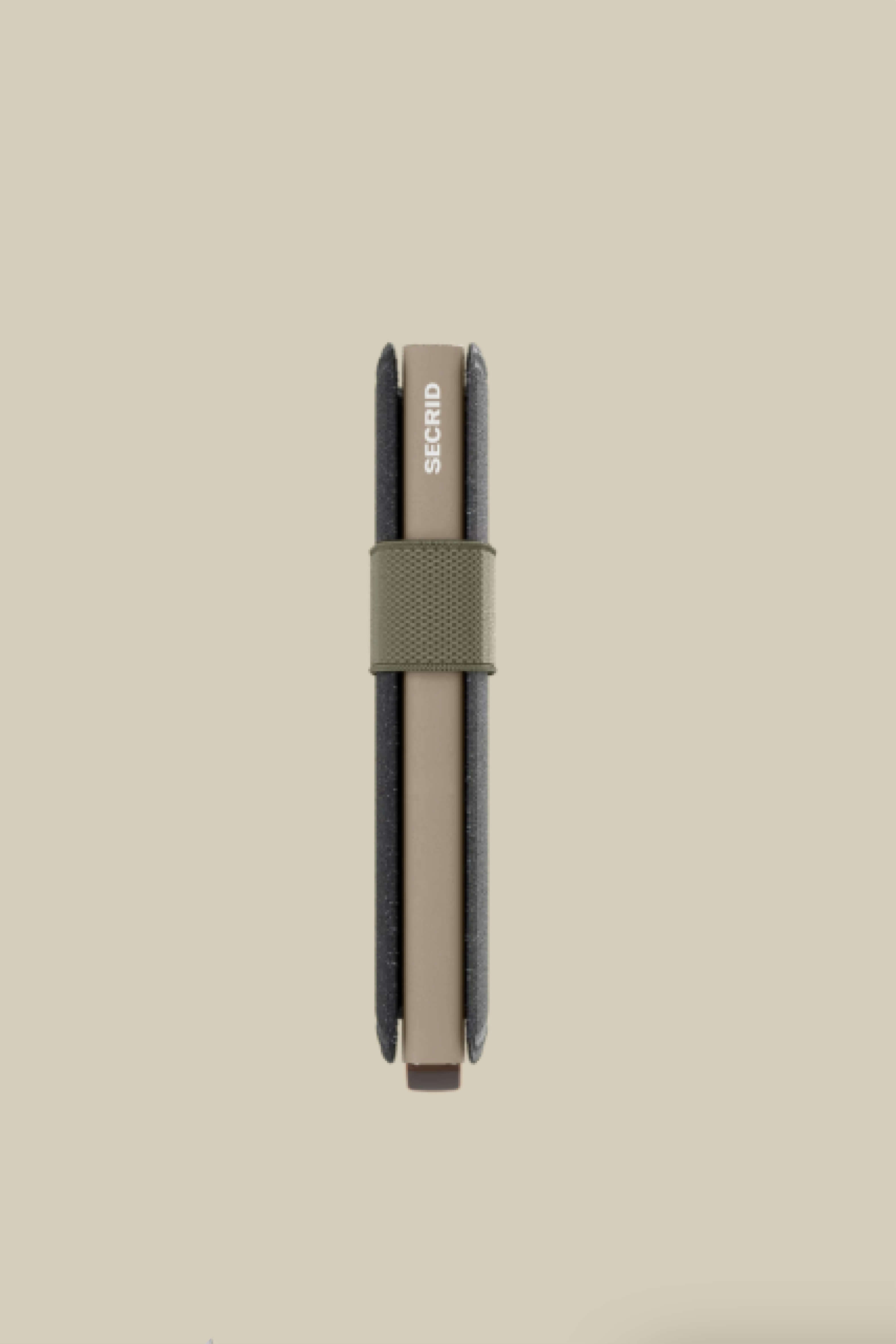 Secrid Band Wallet Liba in Black/Olive side