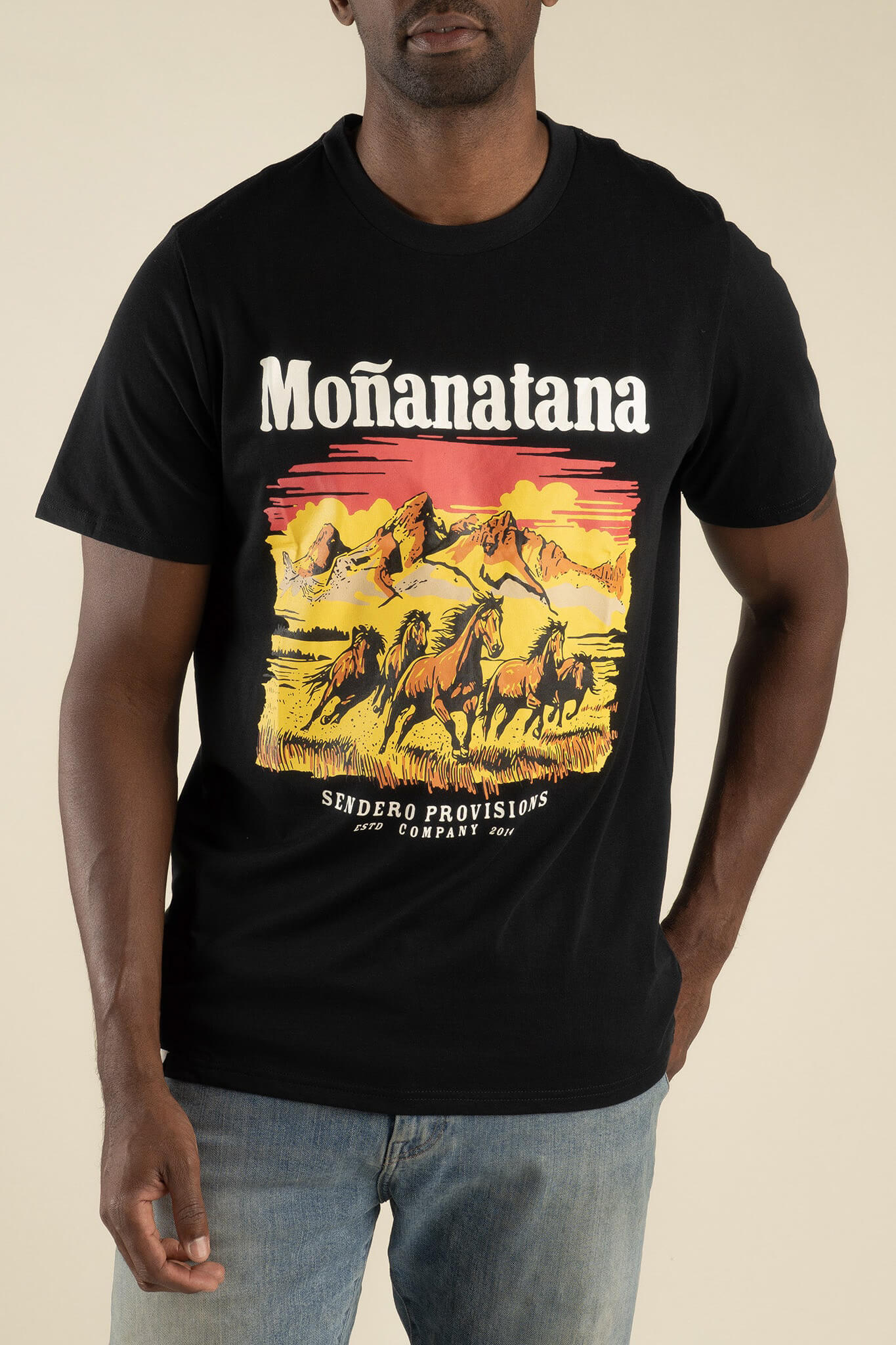 Sendero Monanatana short sleeve Shirt in black