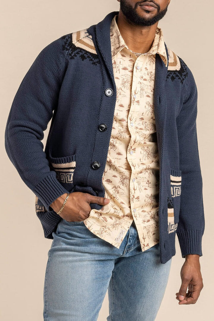 Sendero Neuvo Laredo Jacket in faded indigo