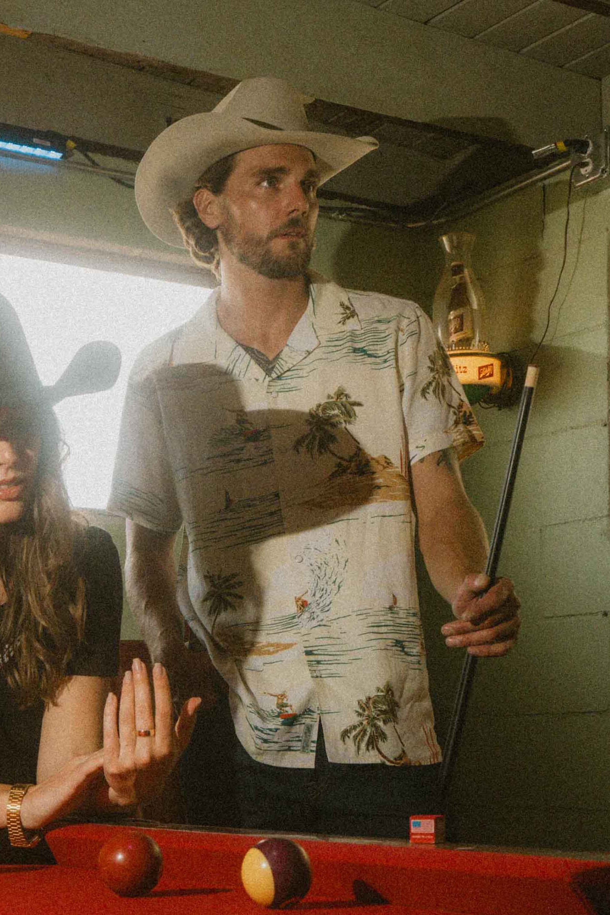 Sendero Padre Shirt in malibu cowboy lifestyle