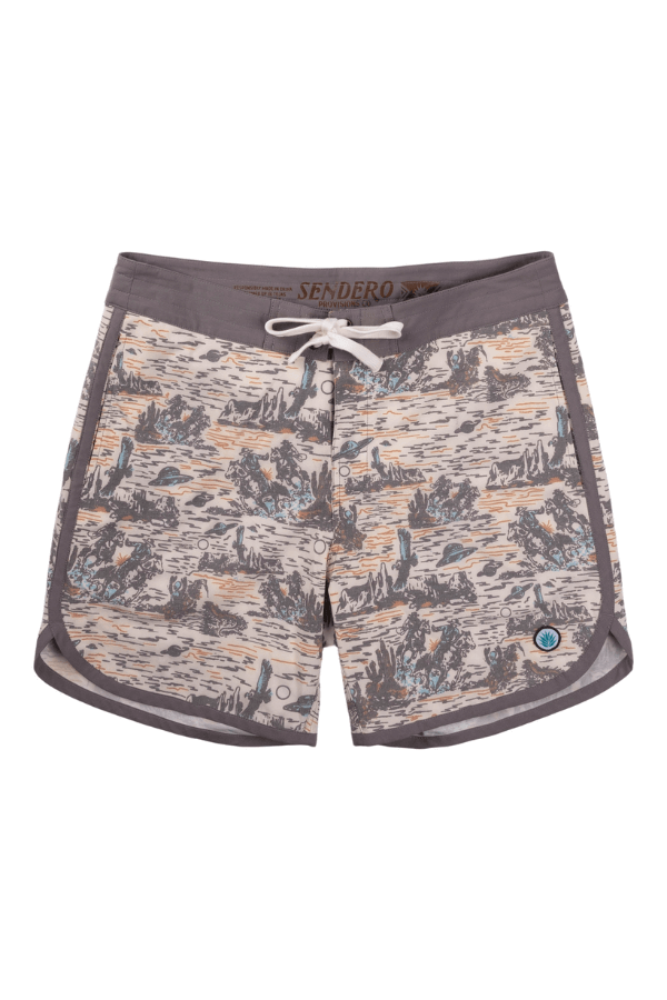 Sendero point bar boardshorts indesert abduction