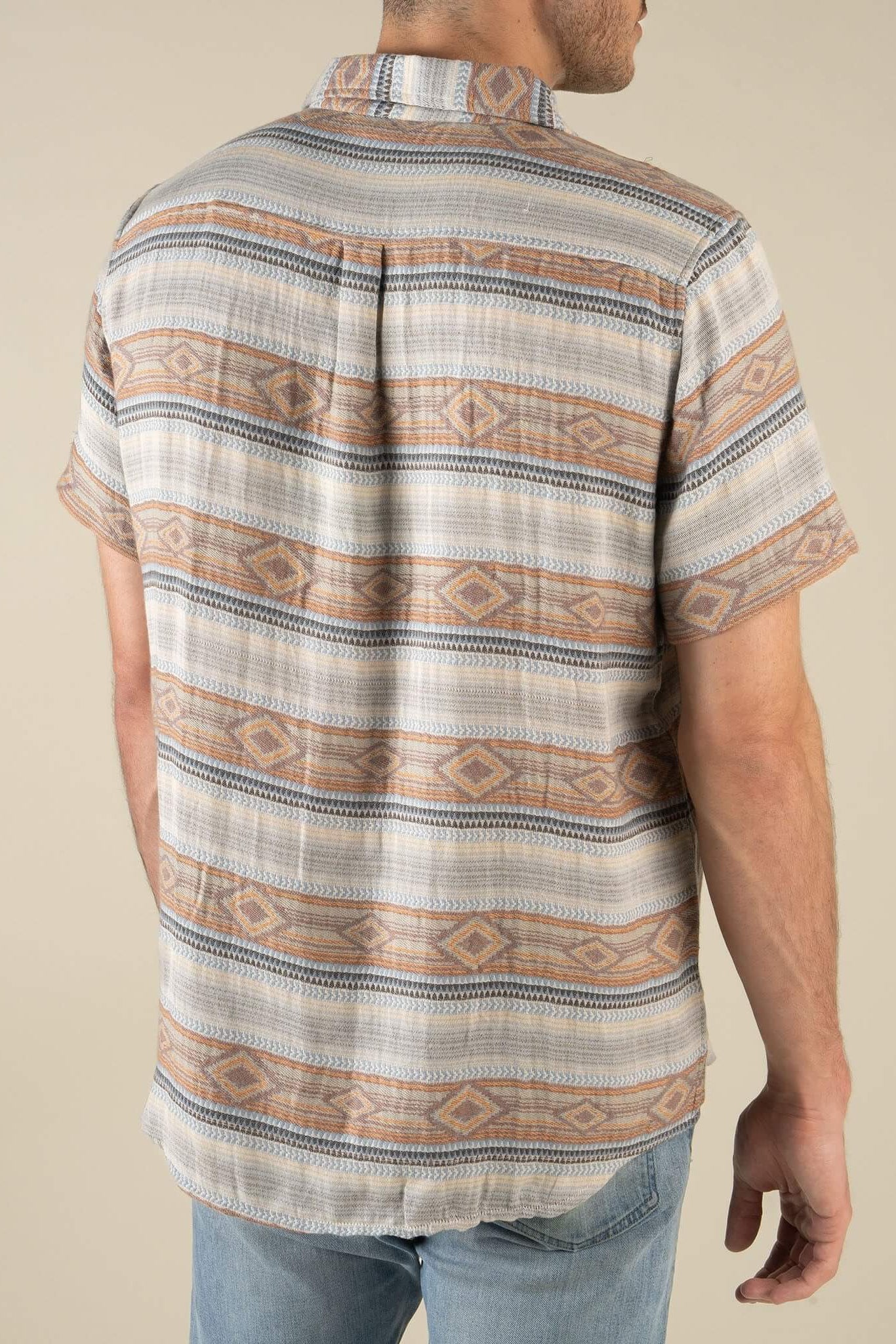 Sendero Boquillas Short Sleeve Shirt in Sonoita Stripe