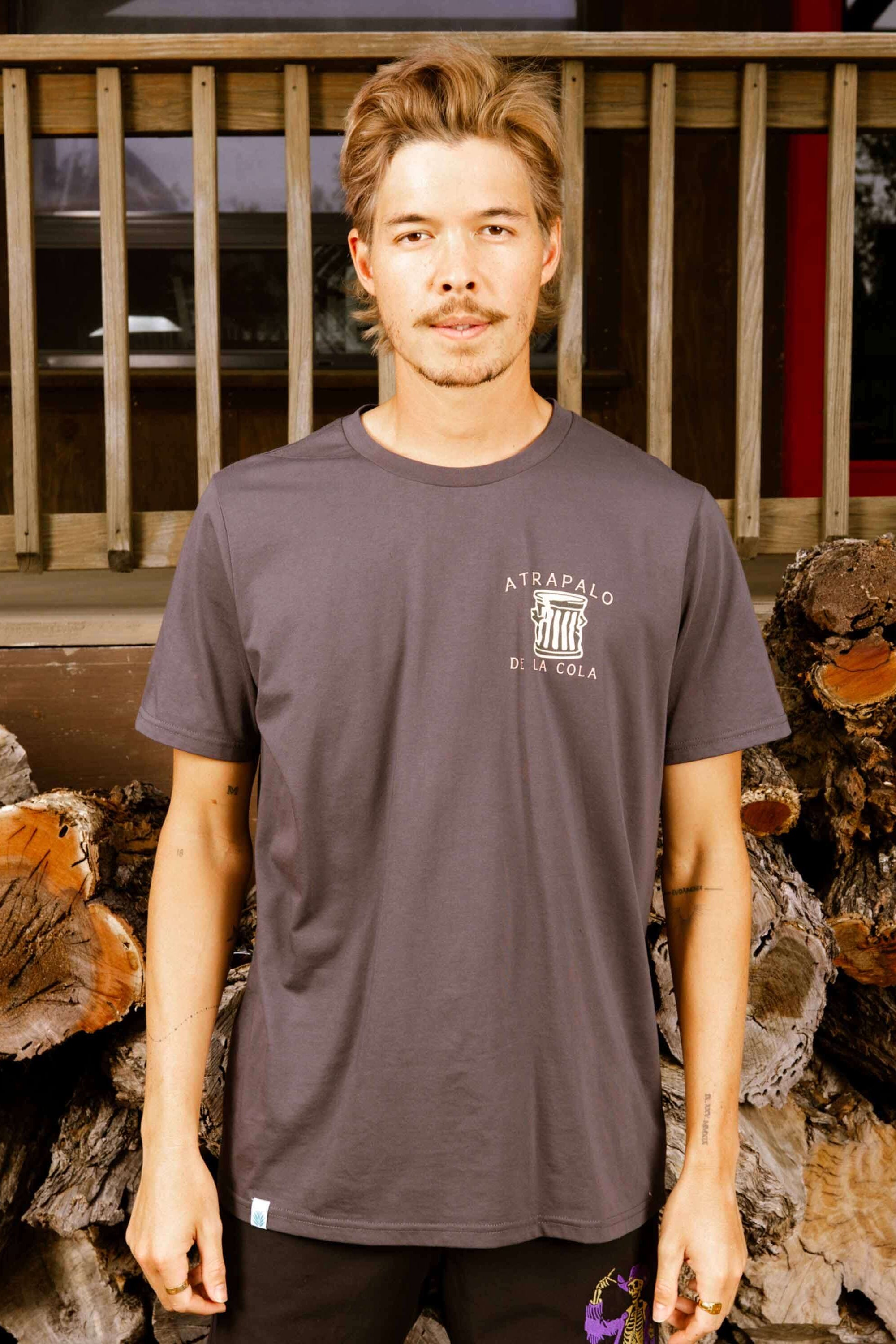 Sendero Opossum T-Shirt in Charcoal lifestyle