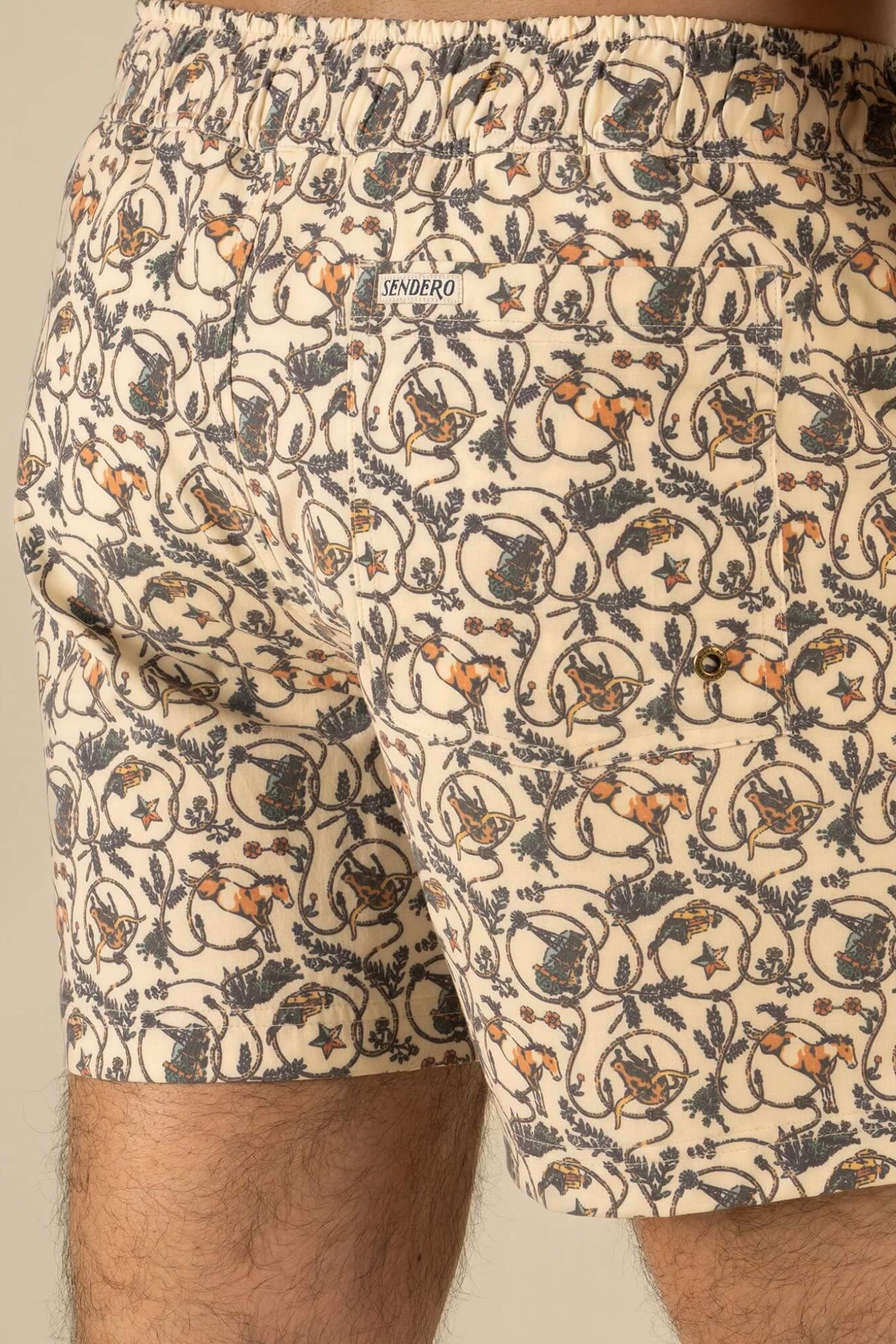 Sendero The Barton Elastic Boardshort in High Lonesome