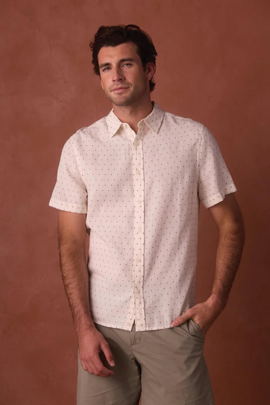 The Normal Brand Fresh water Everyday Shirt in Nep Dobby