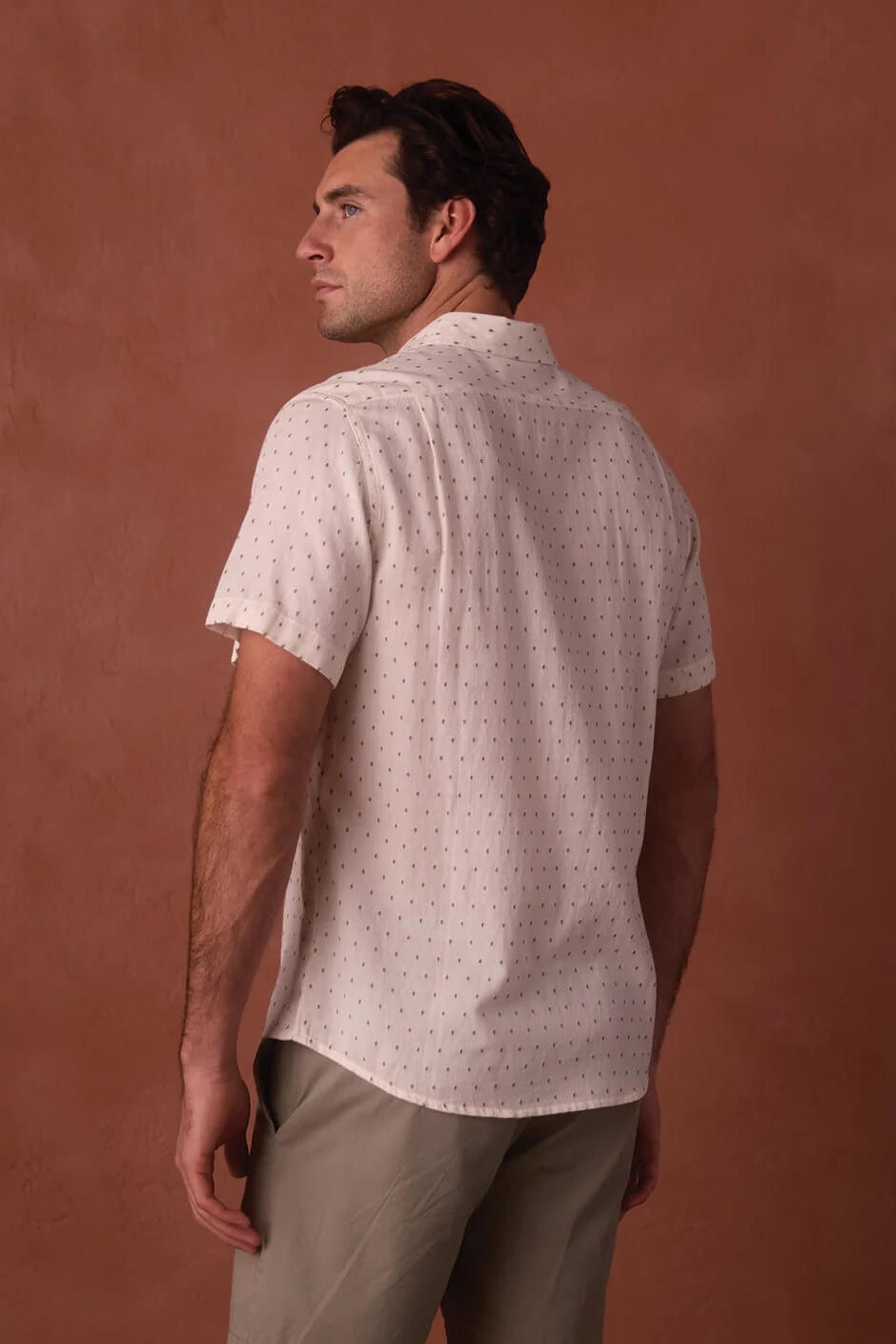 The Normal Brand Fresh water Everyday Shirt in Nep Dobby back fit