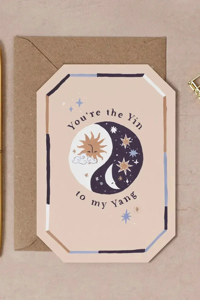 Sister Paper Co. yin yang card