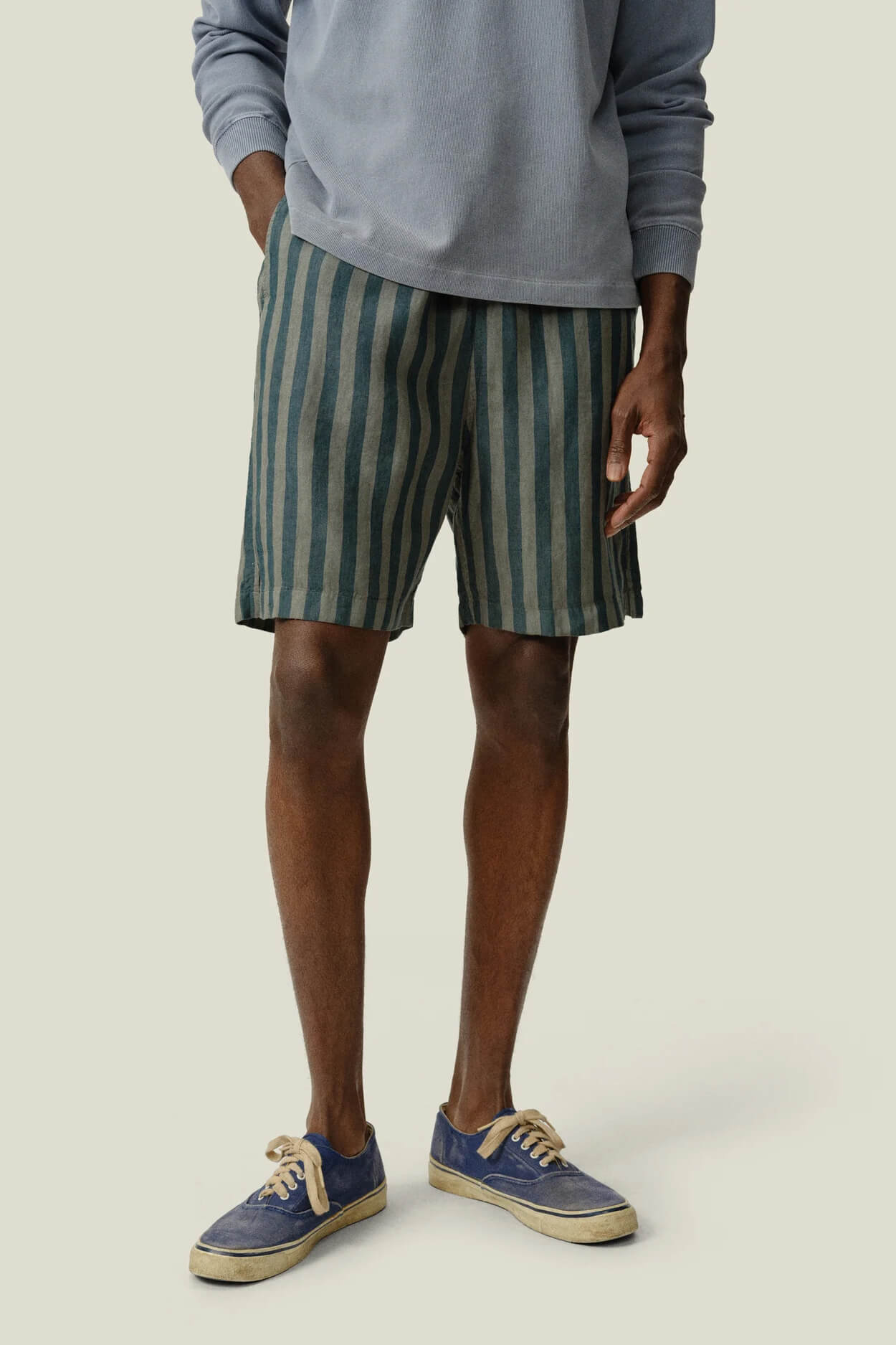 Alex Crane Bo Shorts in big wave jade