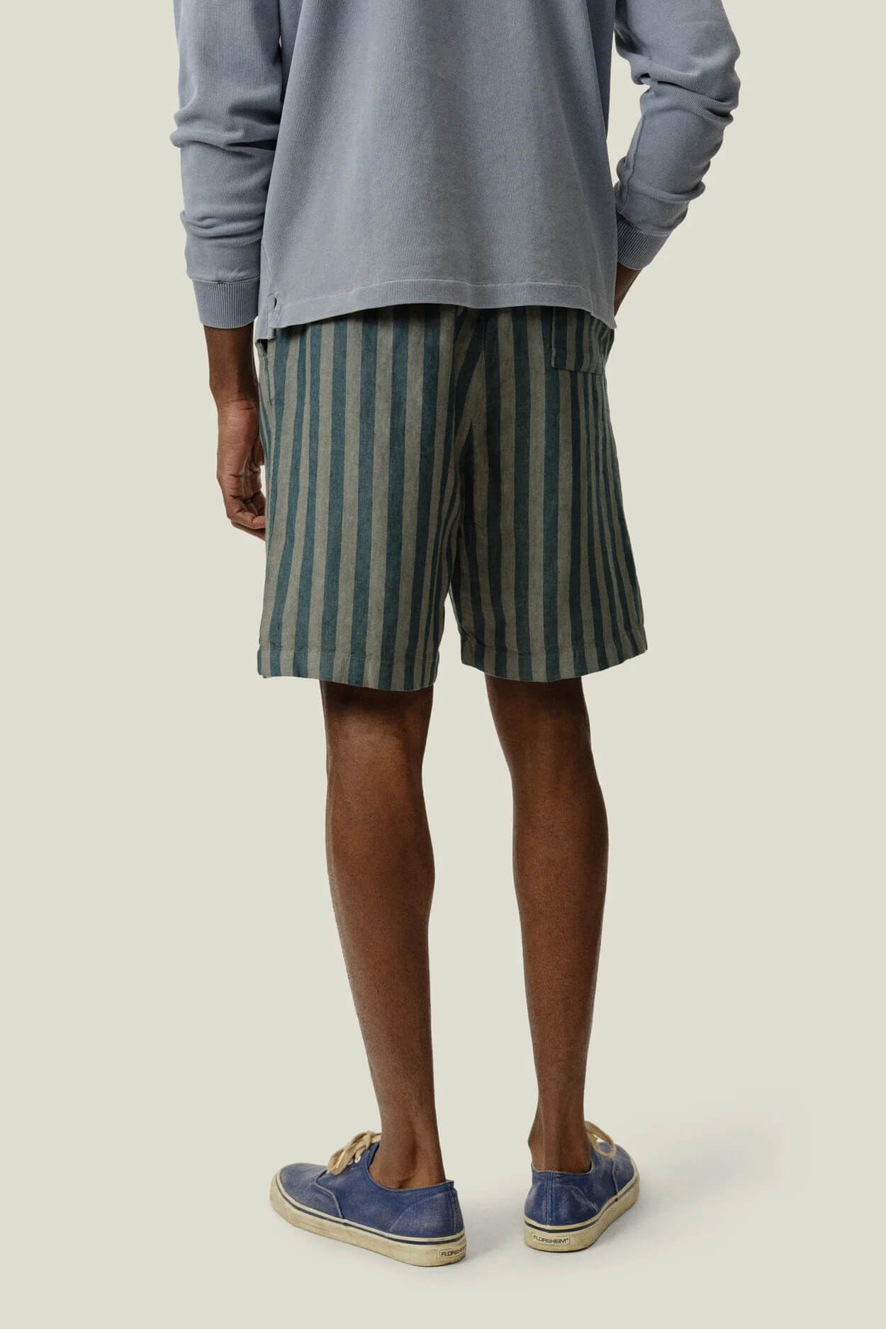 Alex Crane Bo Shorts in big wave jade