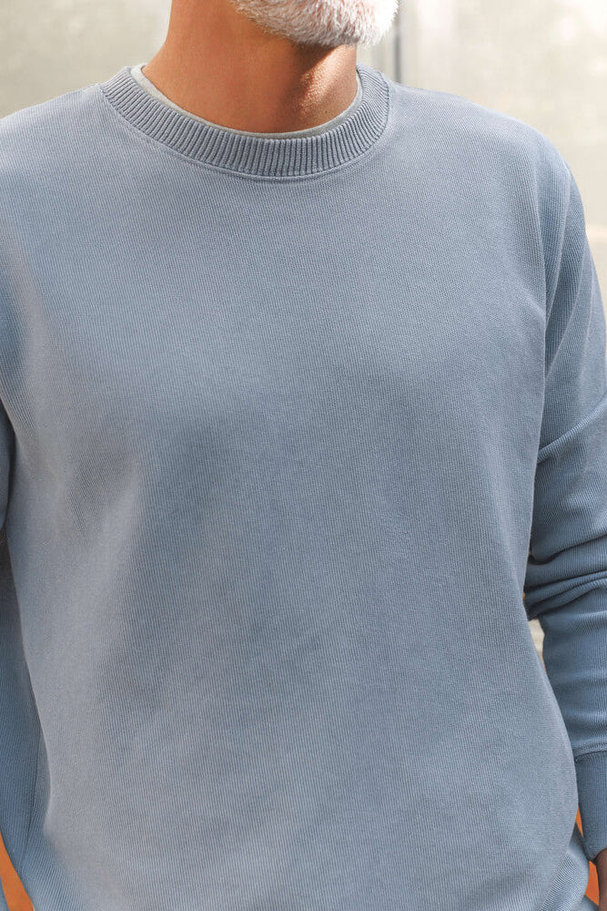 Alex Crane caza crewneck in wave texture
