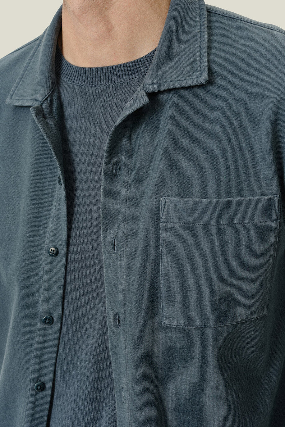 Alex Crane Caza Shirt in lake close up