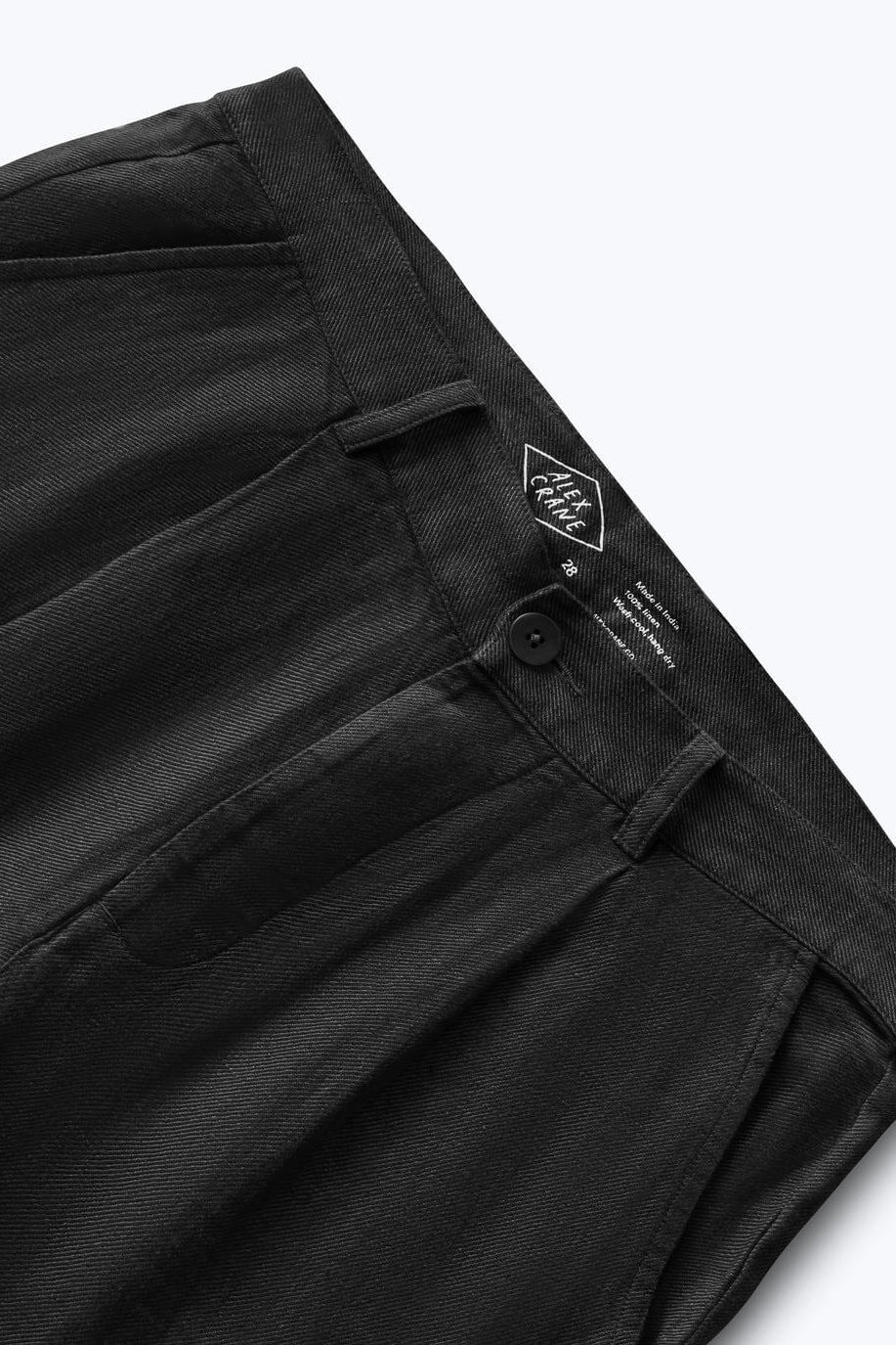Alex Crane Alta Trousers in Night details