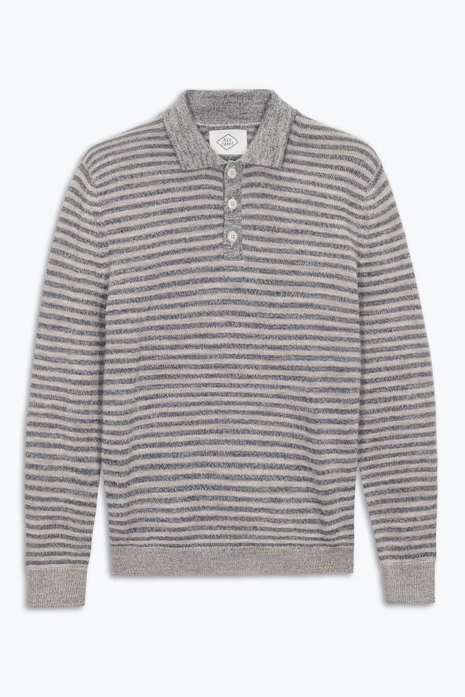 Alex Crane Anchor Polo in Sand Lines