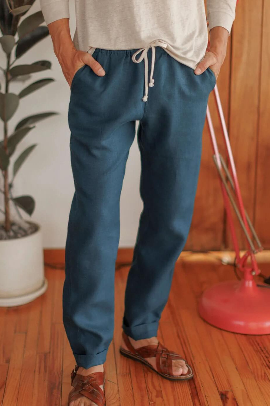 Alex Crane Bo Pants in Dusk outfit