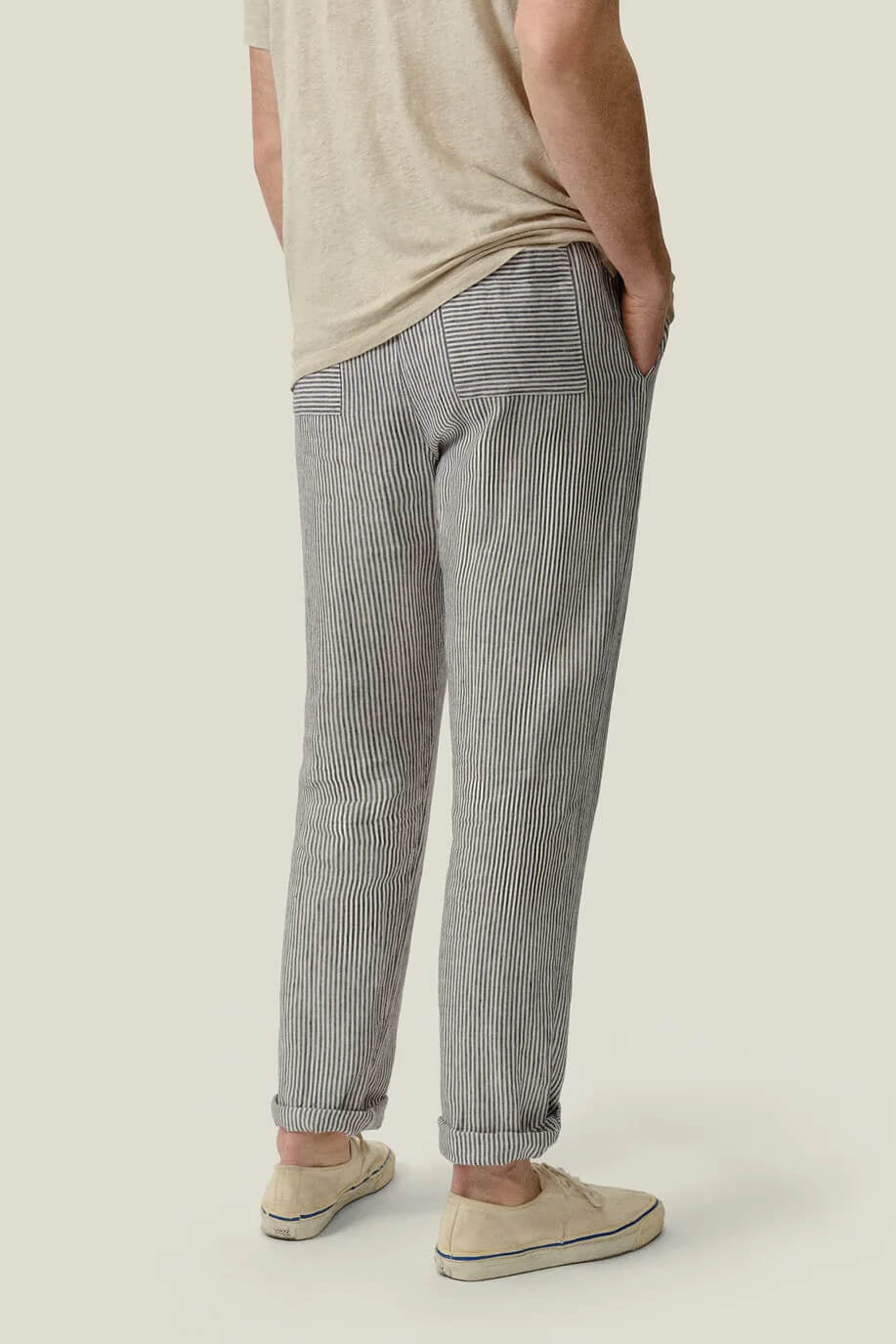 Alex Crane Bo Pants in Lines